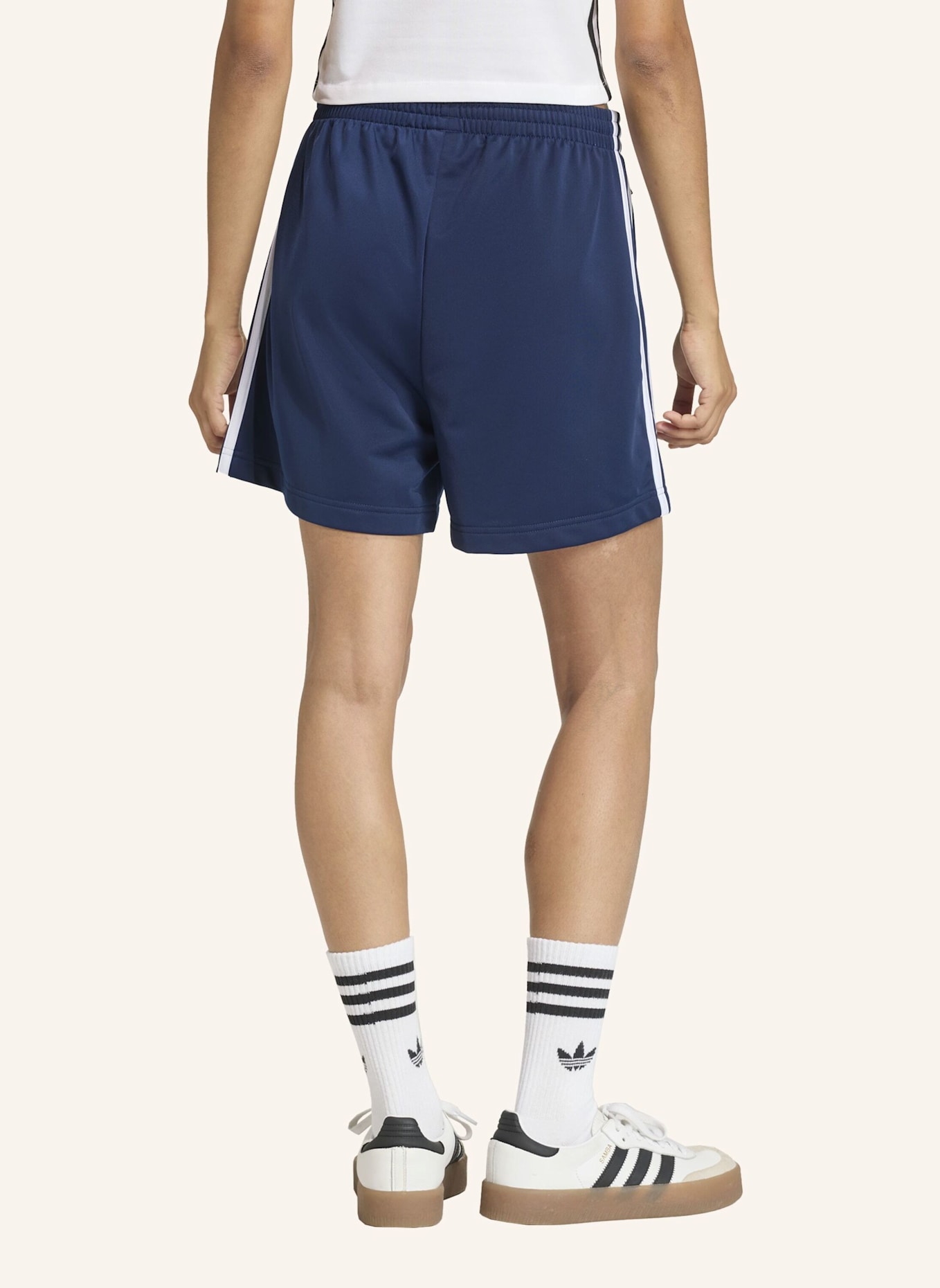 adidas Originals Shorts FIREBIRD: BLAU/ WEISS