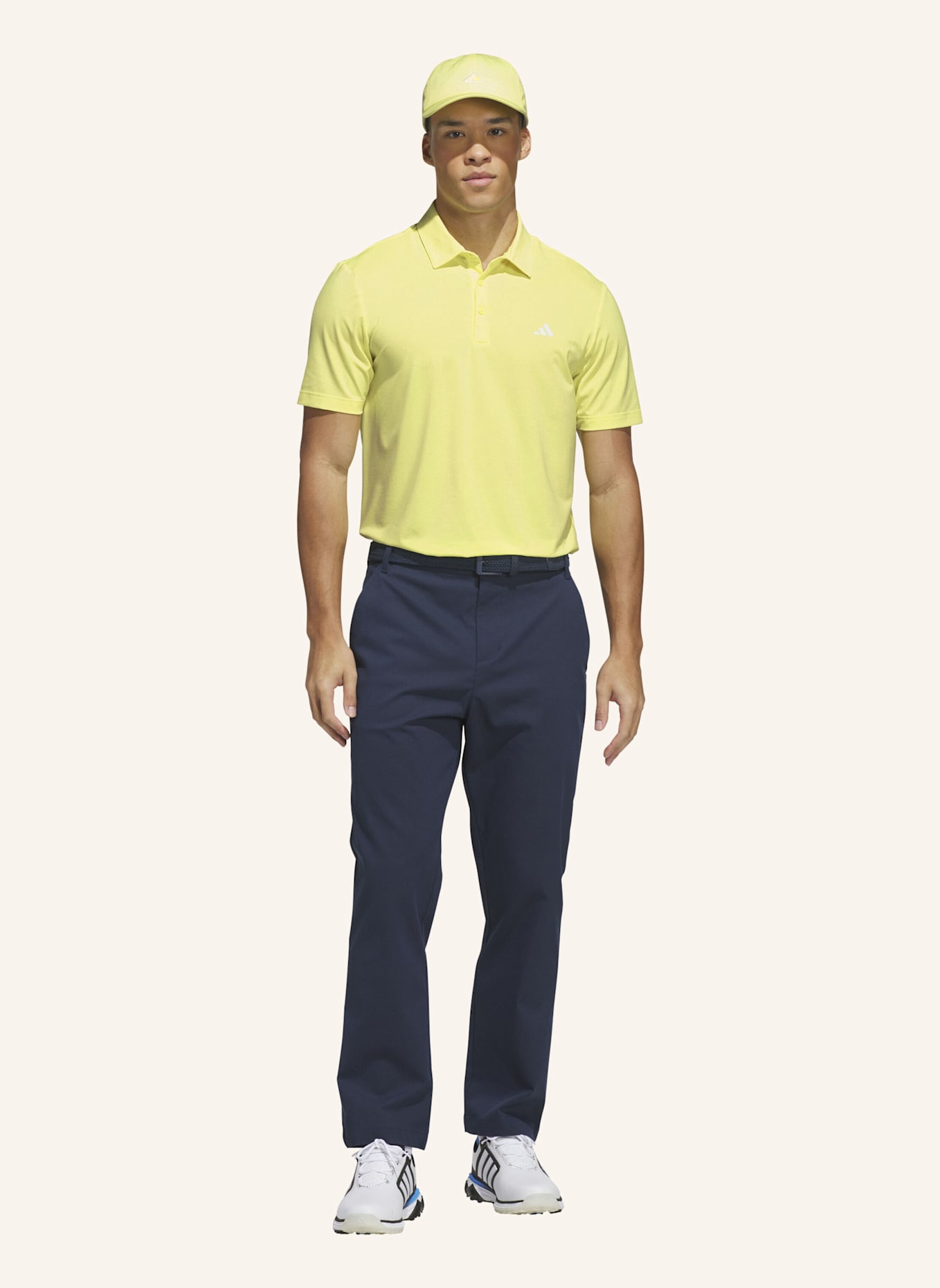 adidas ULTIMATE365 SOLID POLOSHIRT: GELB