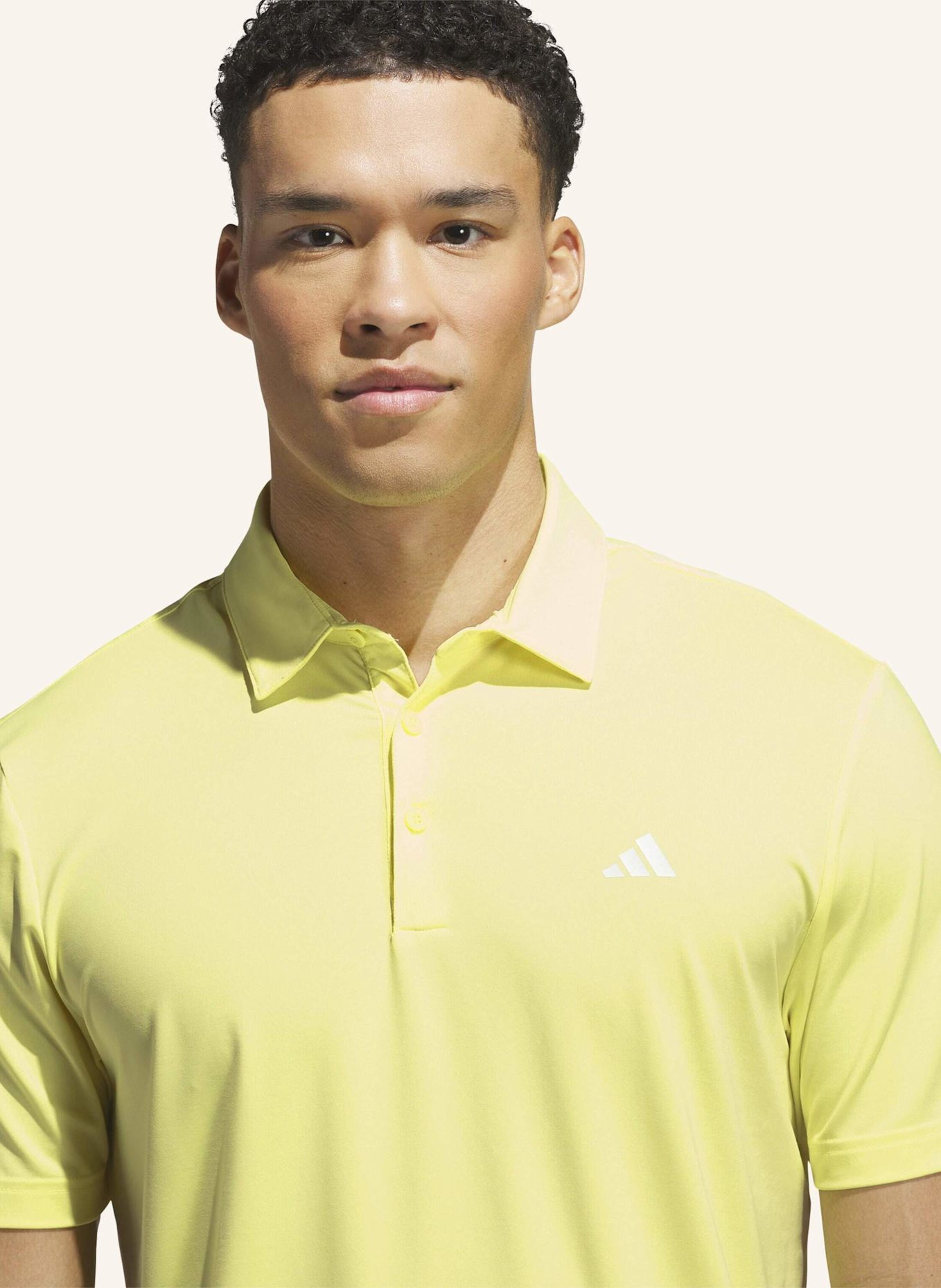 adidas ULTIMATE365 SOLID POLOSHIRT: GELB