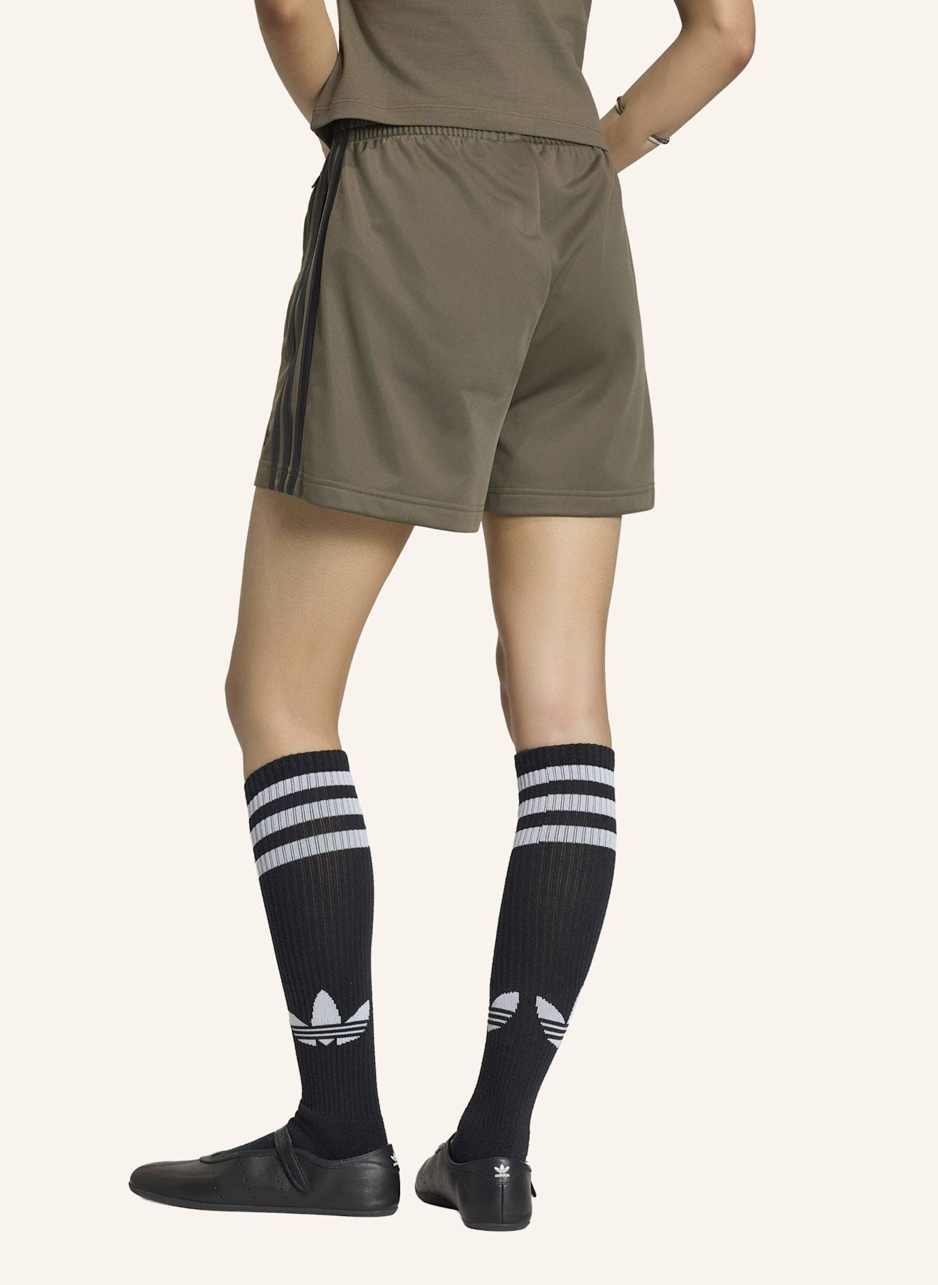 adidas Originals Shorts FIREBIRD: BRAUN/ SCHWARZ