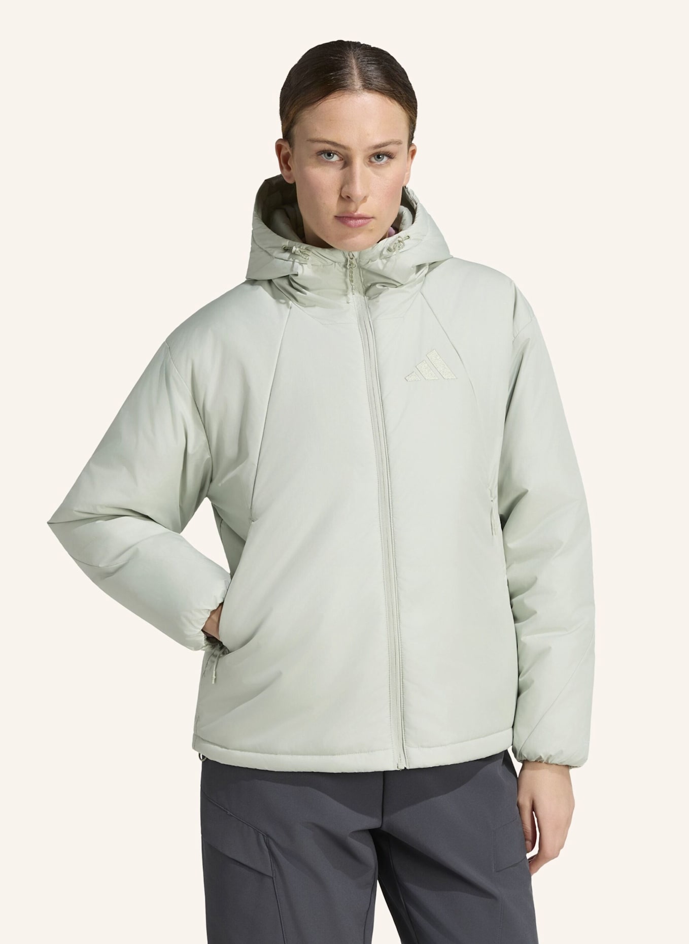 adidas TERREX TERREX MULTI PRIMALOFT ISOLIERTE KAPUZENJACKE: GRÜN