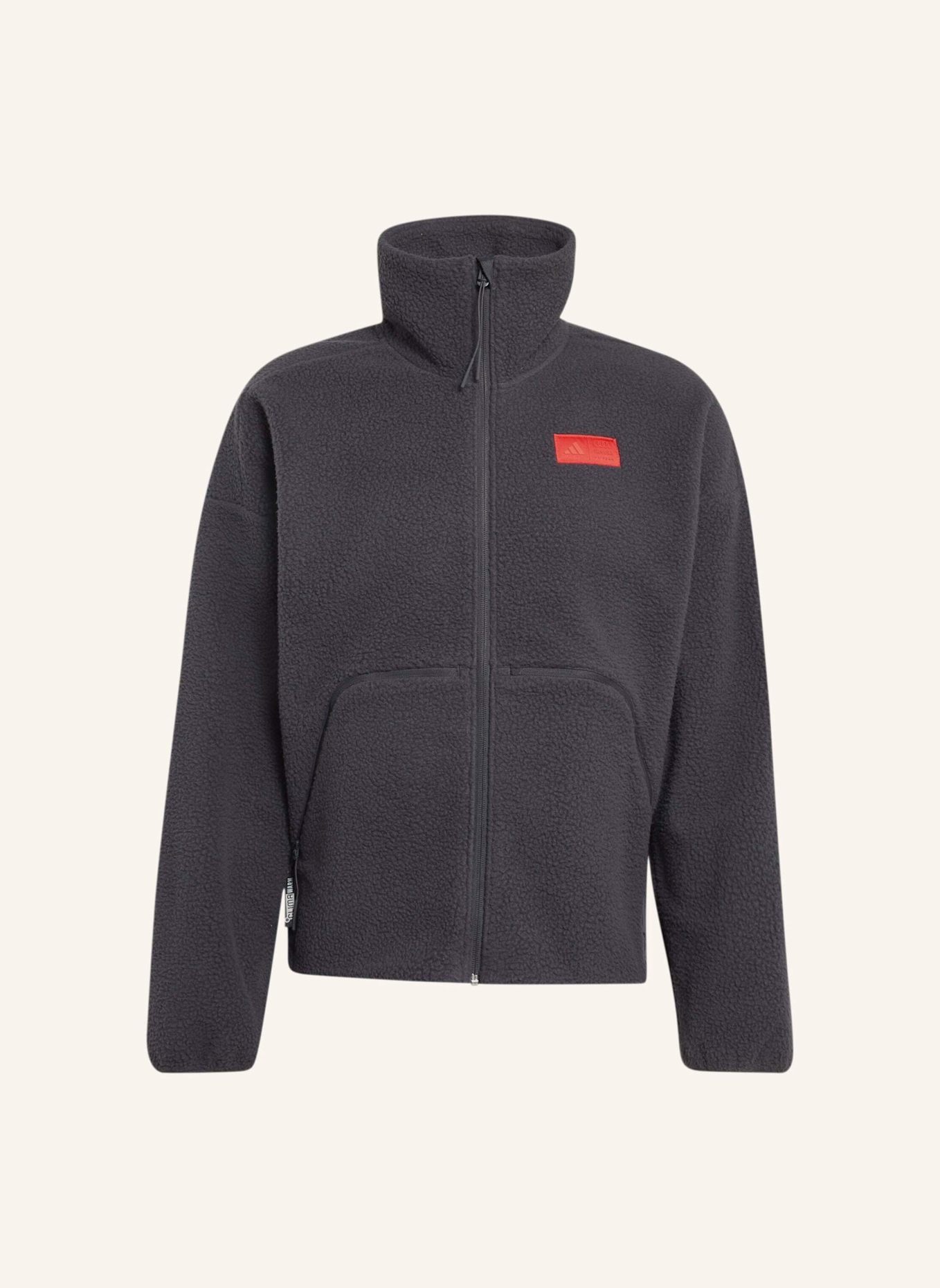 adidas AUDI FORMULA ONE TEAM ELEVATED POLARFLEECE JACKE: SCHWARZ/ ROT