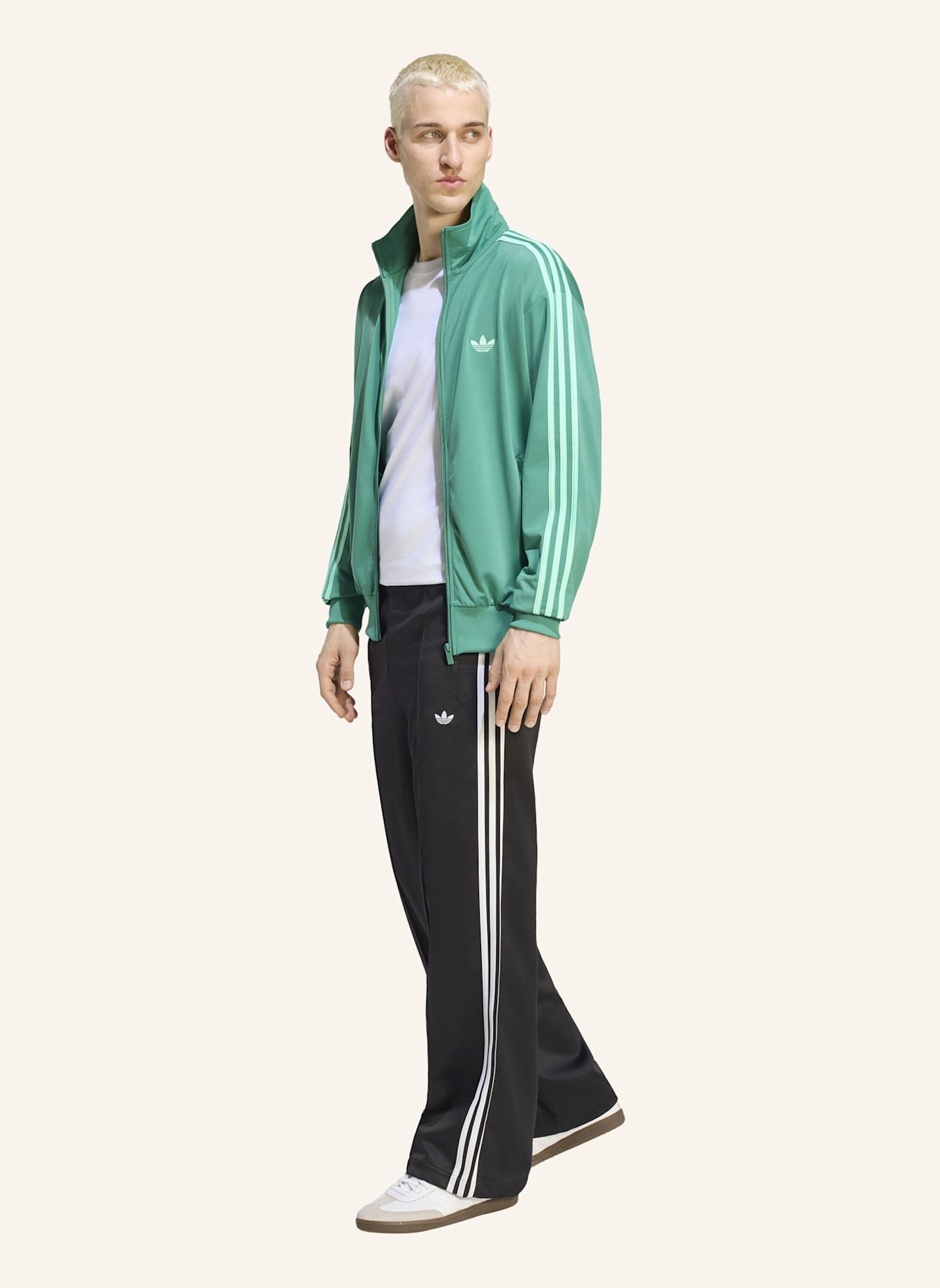 adidas Originals Sweatjacke FIREBIRD mit Galonstreifen: MINT