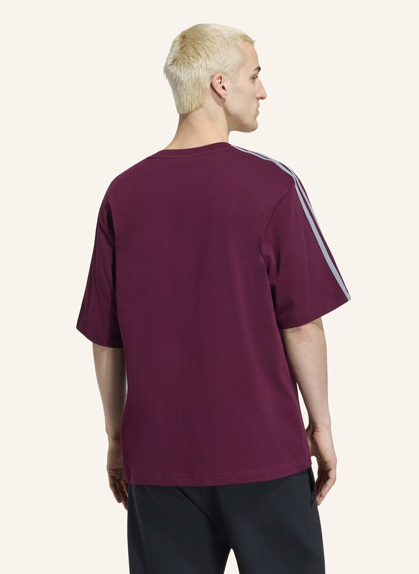 adidas Originals Oversized-Shirt 3-STREIFEN: ROT