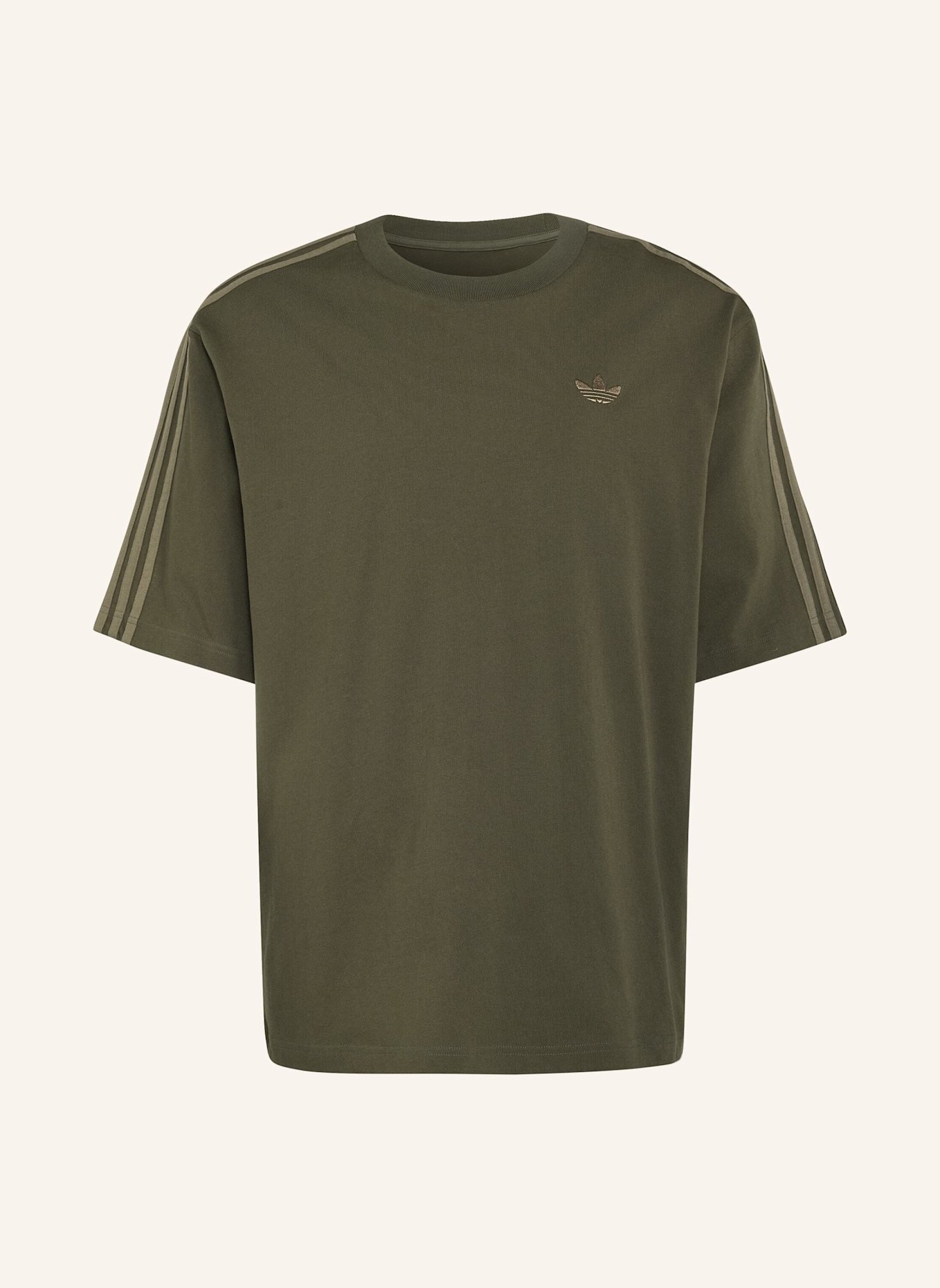 adidas Originals Oversized-Shirt 3-STREIFEN: SCHWARZ