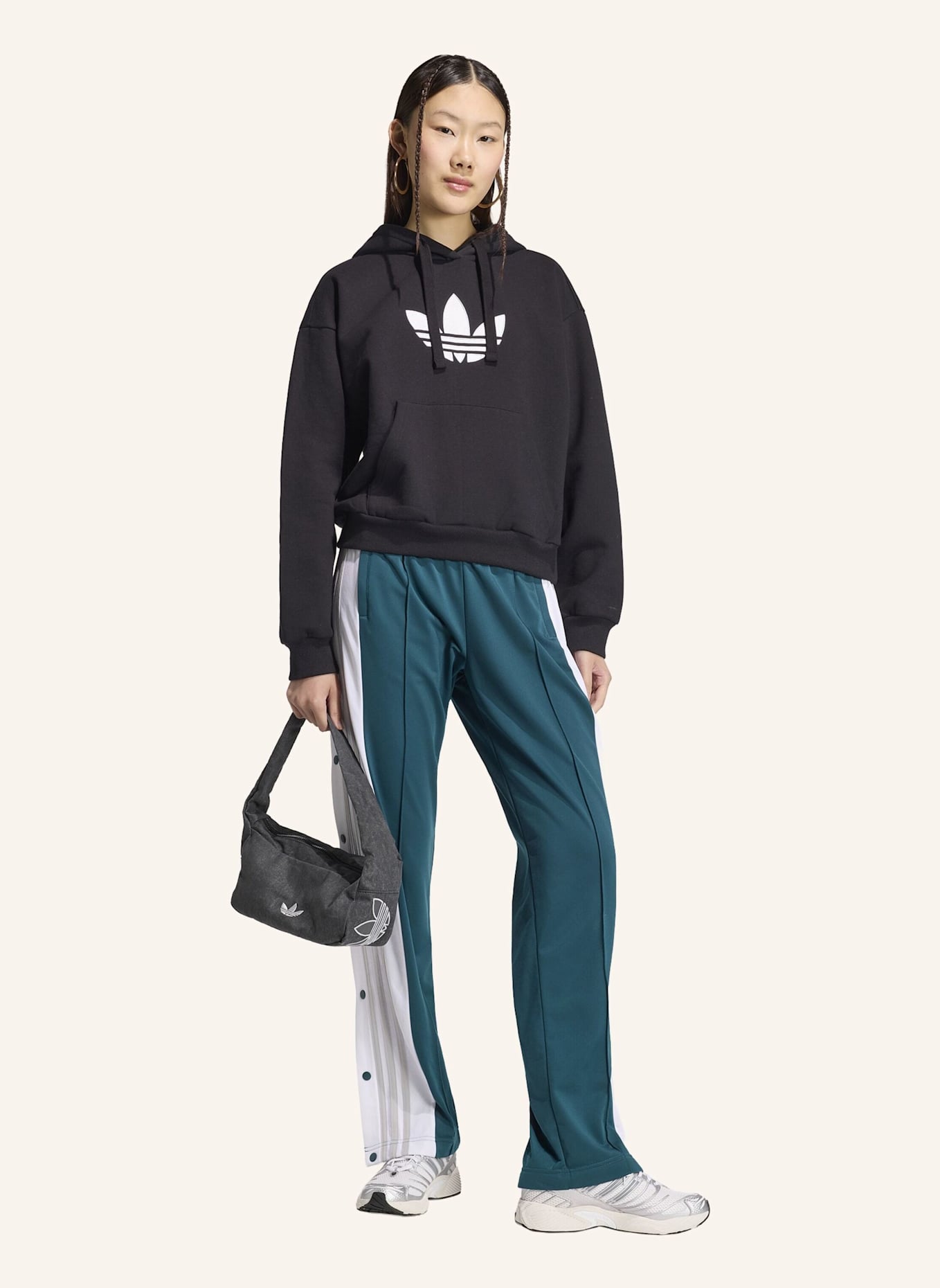 adidas Originals Track Pants ADIBREAK: GRÜN/ WEISS/ GRAU