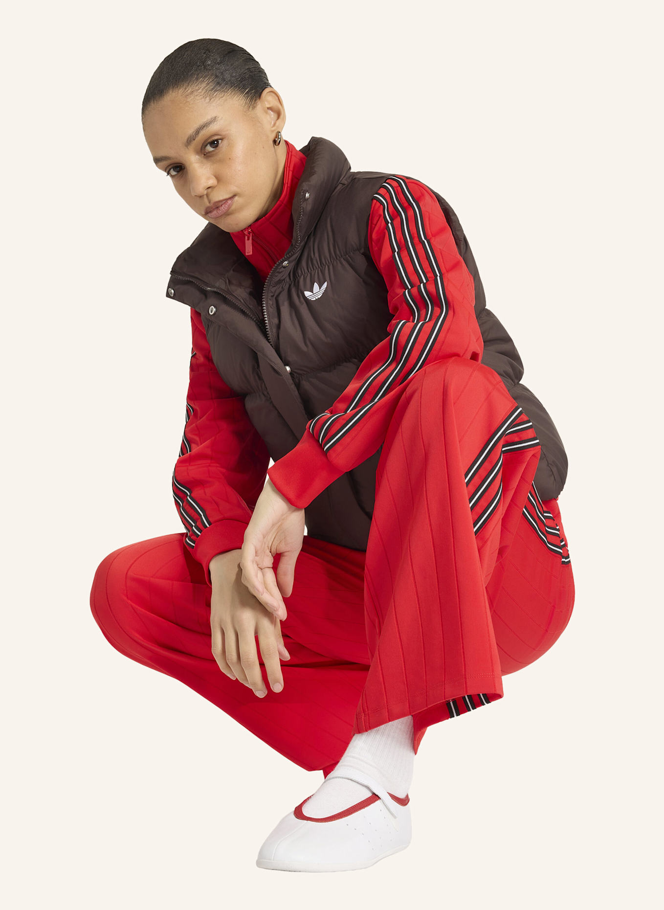 adidas Originals WESTE, REGULÄRER SCHNITT, GEFÜTTERT: BRAUN