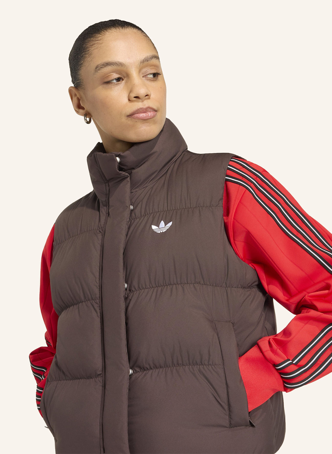 adidas Originals WESTE, REGULÄRER SCHNITT, GEFÜTTERT: BRAUN
