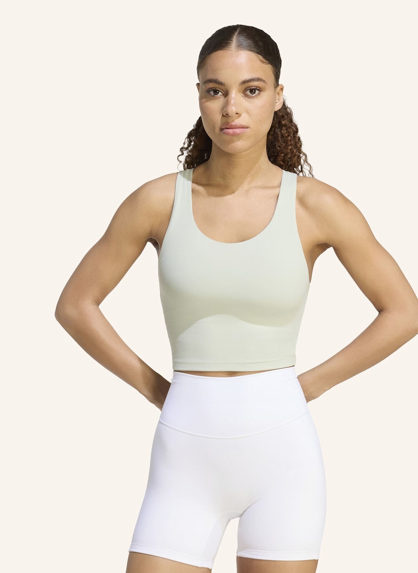 adidas Cropped-Top ALL ME MEDIUM: GRÜN