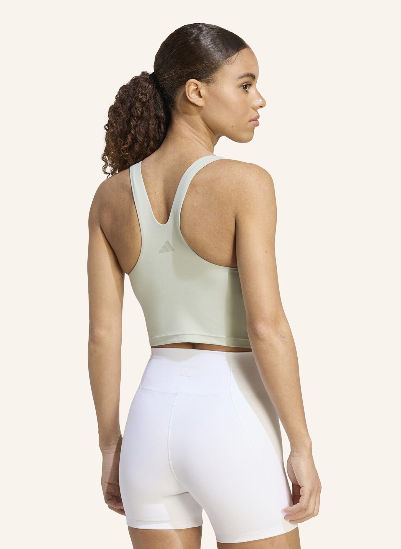 adidas Cropped-Top ALL ME MEDIUM: GRÜN