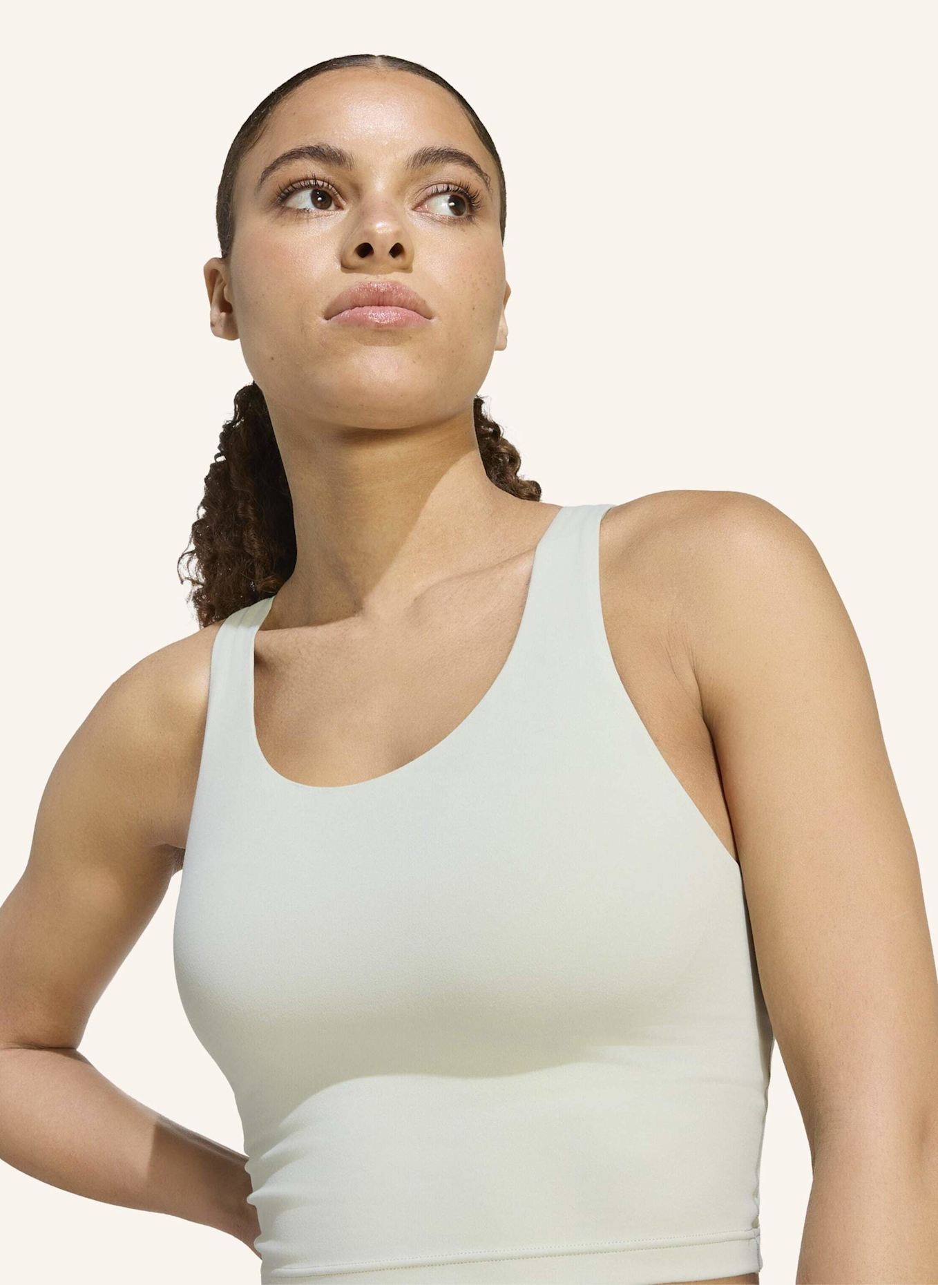 adidas Cropped-Top ALL ME MEDIUM: GRÜN
