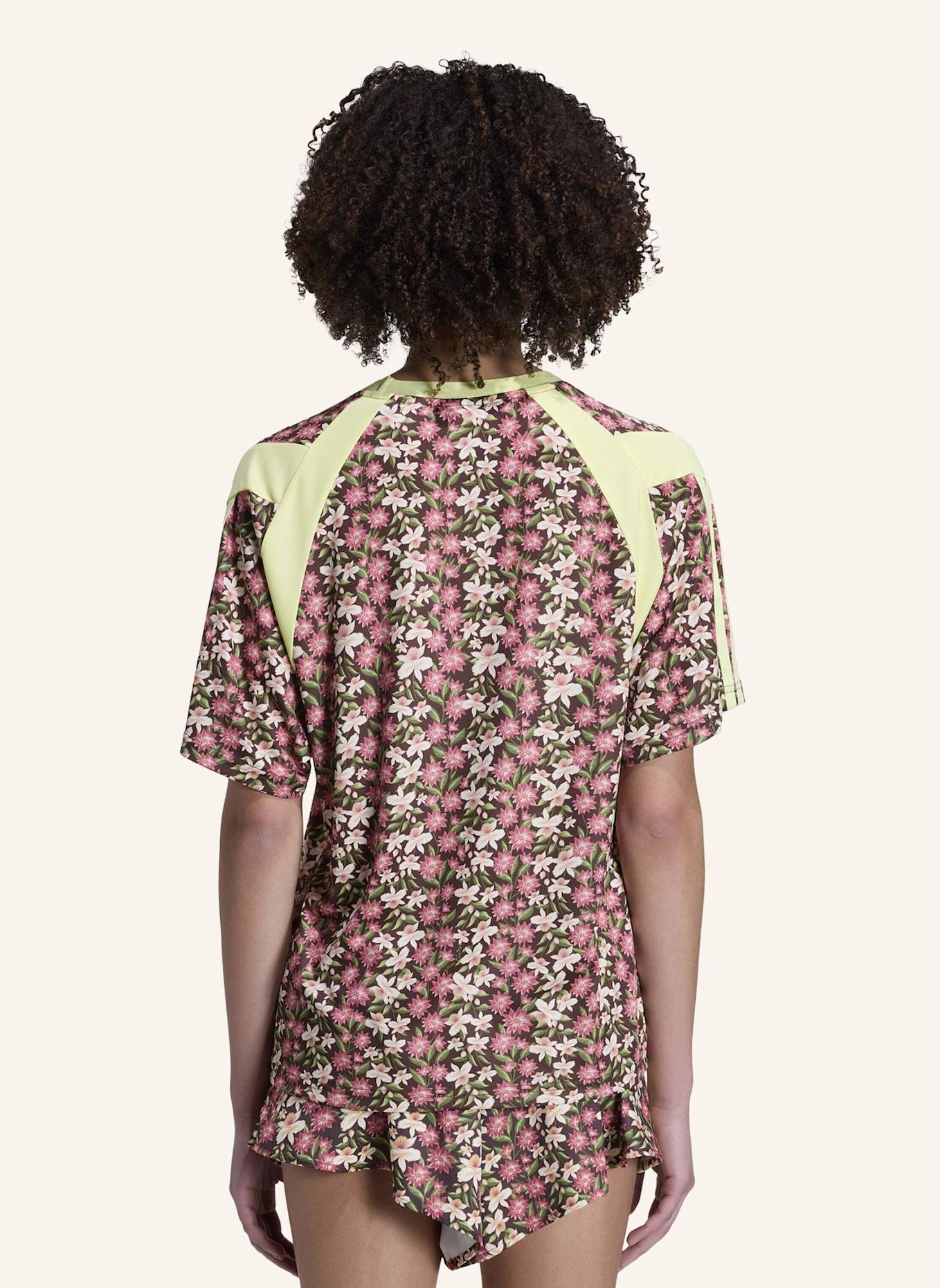 adidas ADIDAS X FARM RIO HOUSE OF TIRO TRIKOT: BRAUN/ GELB