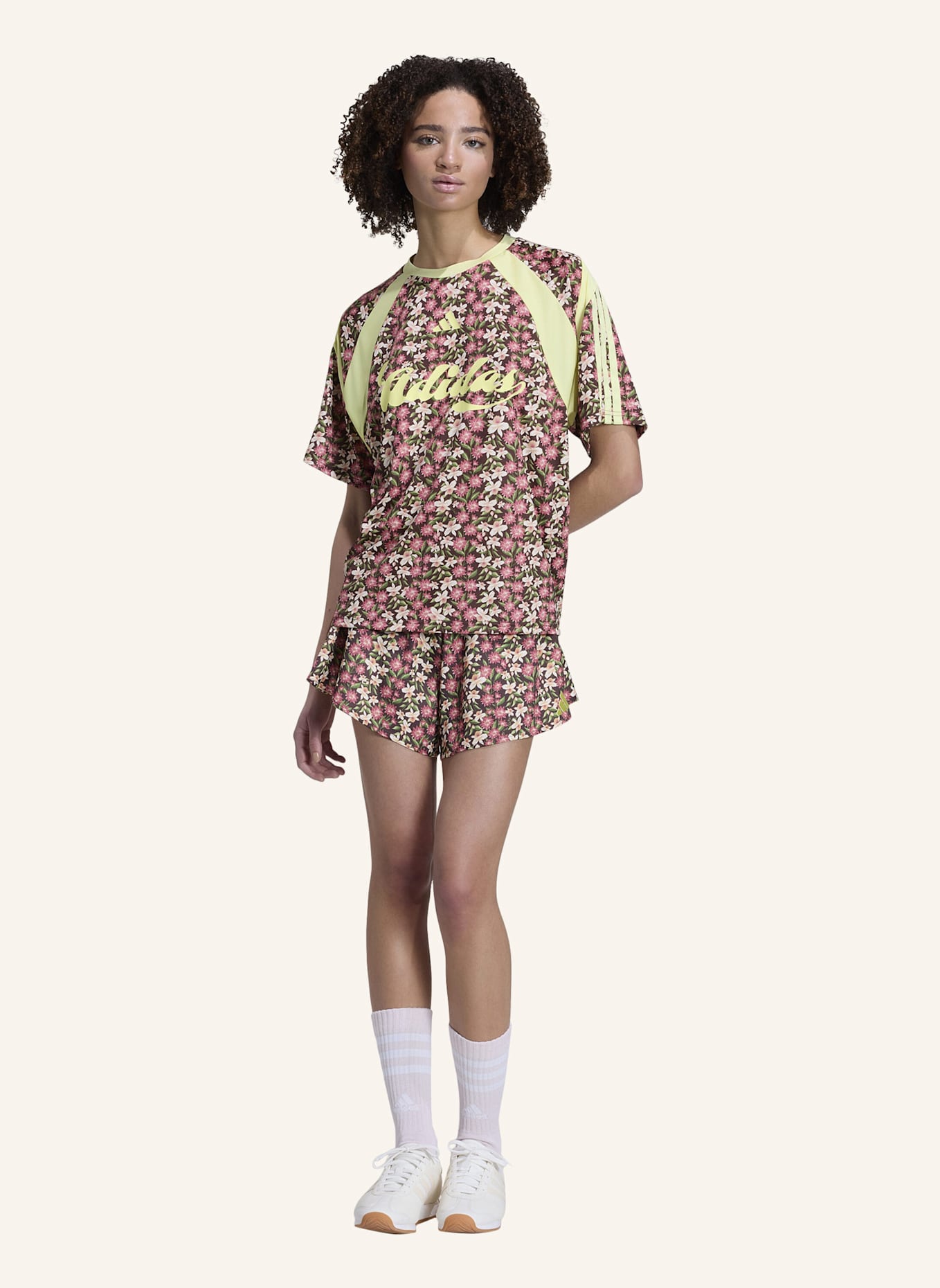 adidas ADIDAS X FARM RIO HOUSE OF TIRO TRIKOT: BRAUN/ GELB