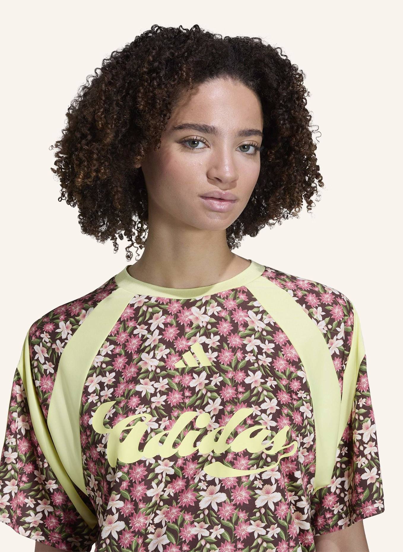 adidas ADIDAS X FARM RIO HOUSE OF TIRO TRIKOT: BRAUN/ GELB