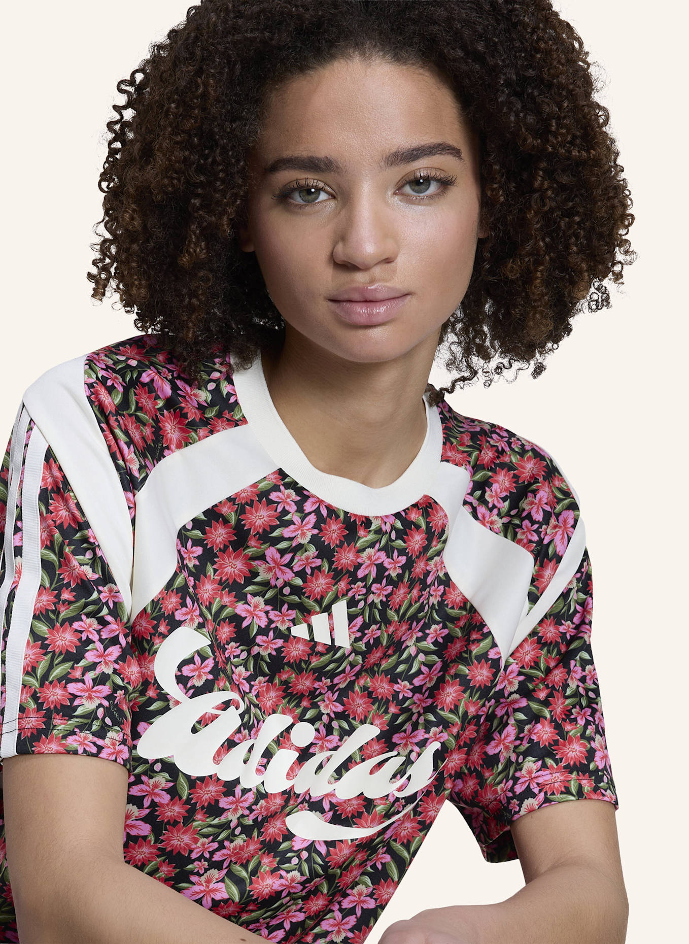 adidas ADIDAS X FARM RIO HOUSE OF TIRO TRIKOT: SCHWARZ/ WEISS