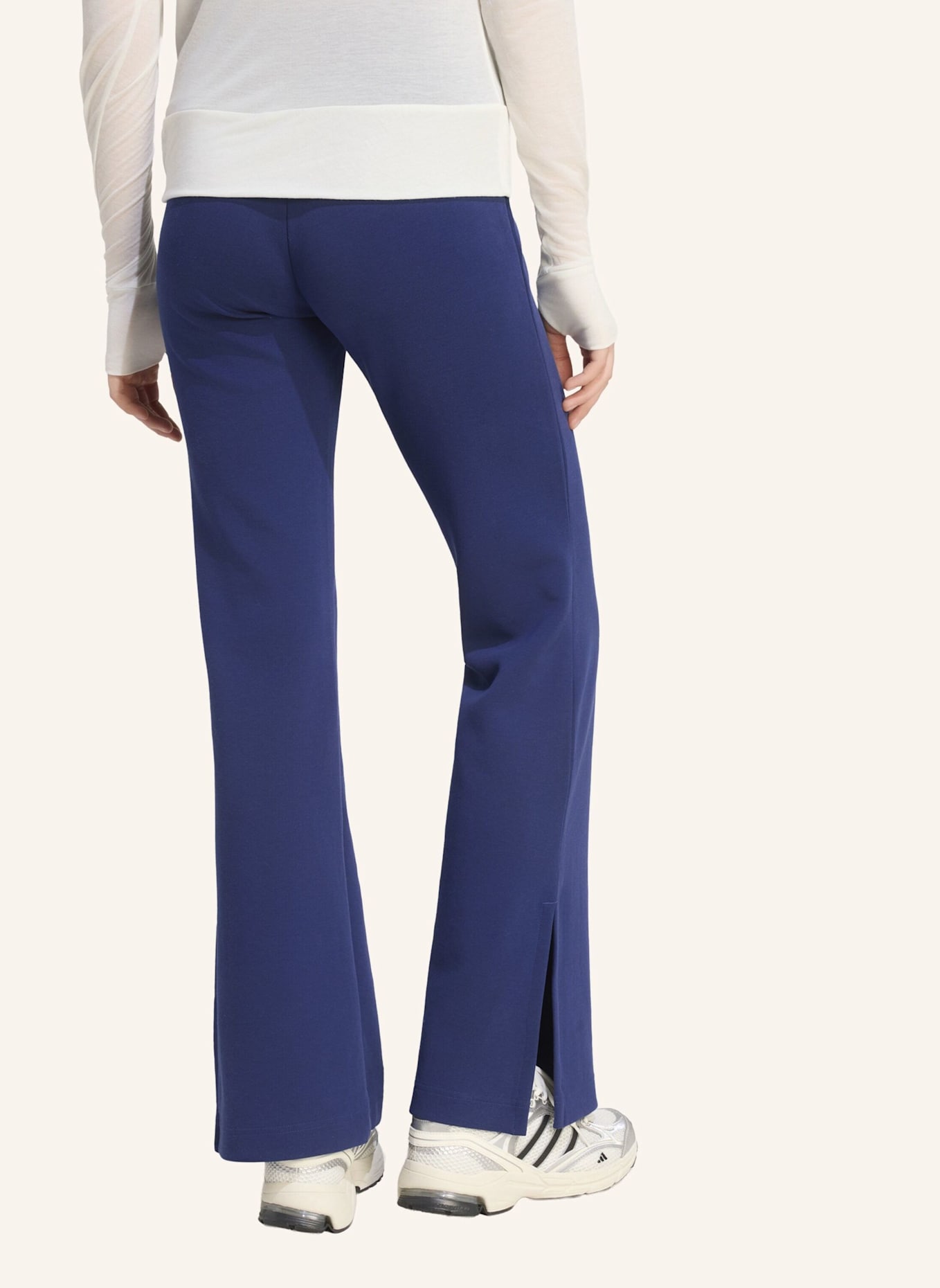 adidas SOFT LUX AUSGESTELLTE HOSE: BLAU