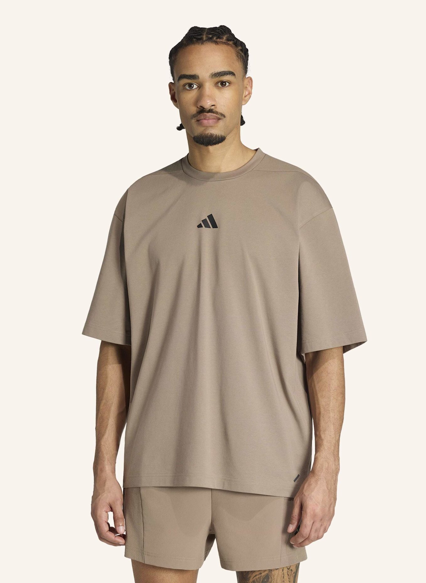 adidas T-Shirt POWER OVERSIZE: KHAKI