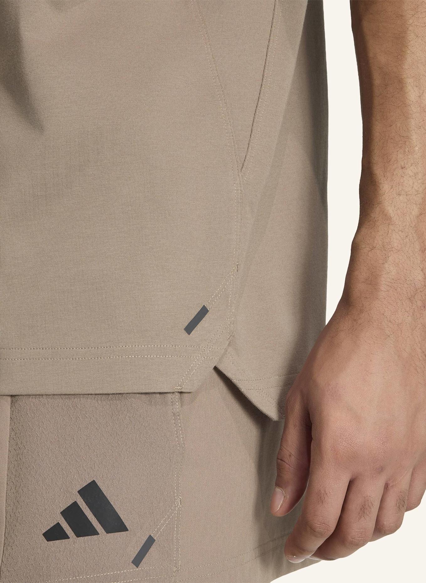 adidas T-Shirt POWER OVERSIZE: KHAKI