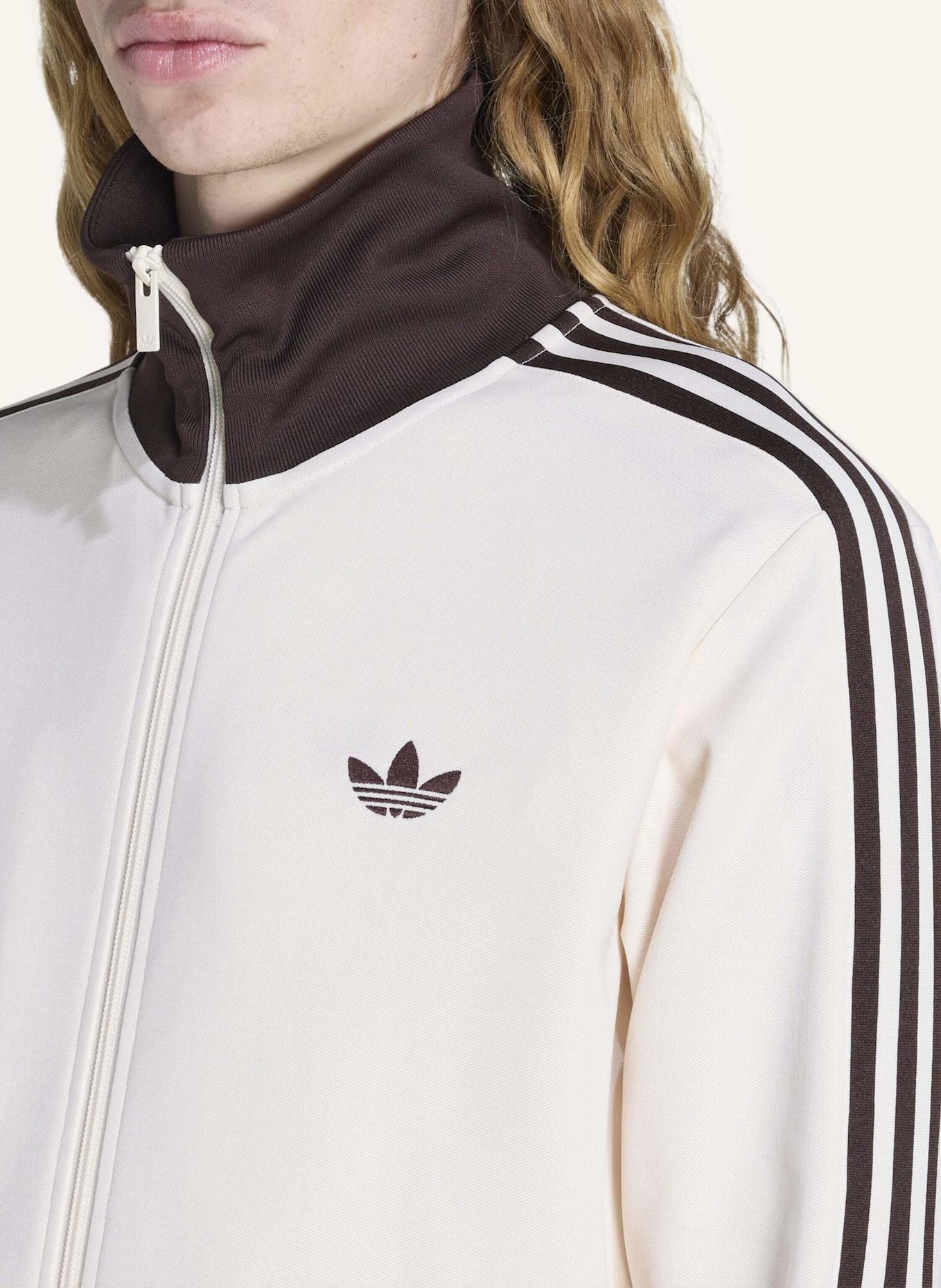 adidas Originals CLASSIC TRACKTOP: WEISS/ BRAUN