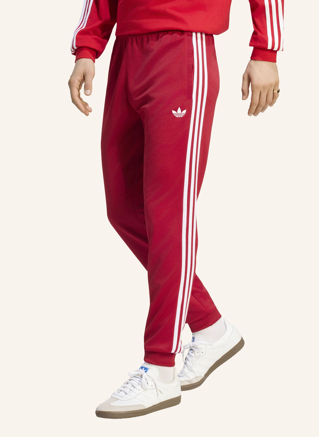 adidas Originals SST TRAININGSHOSE: ROT