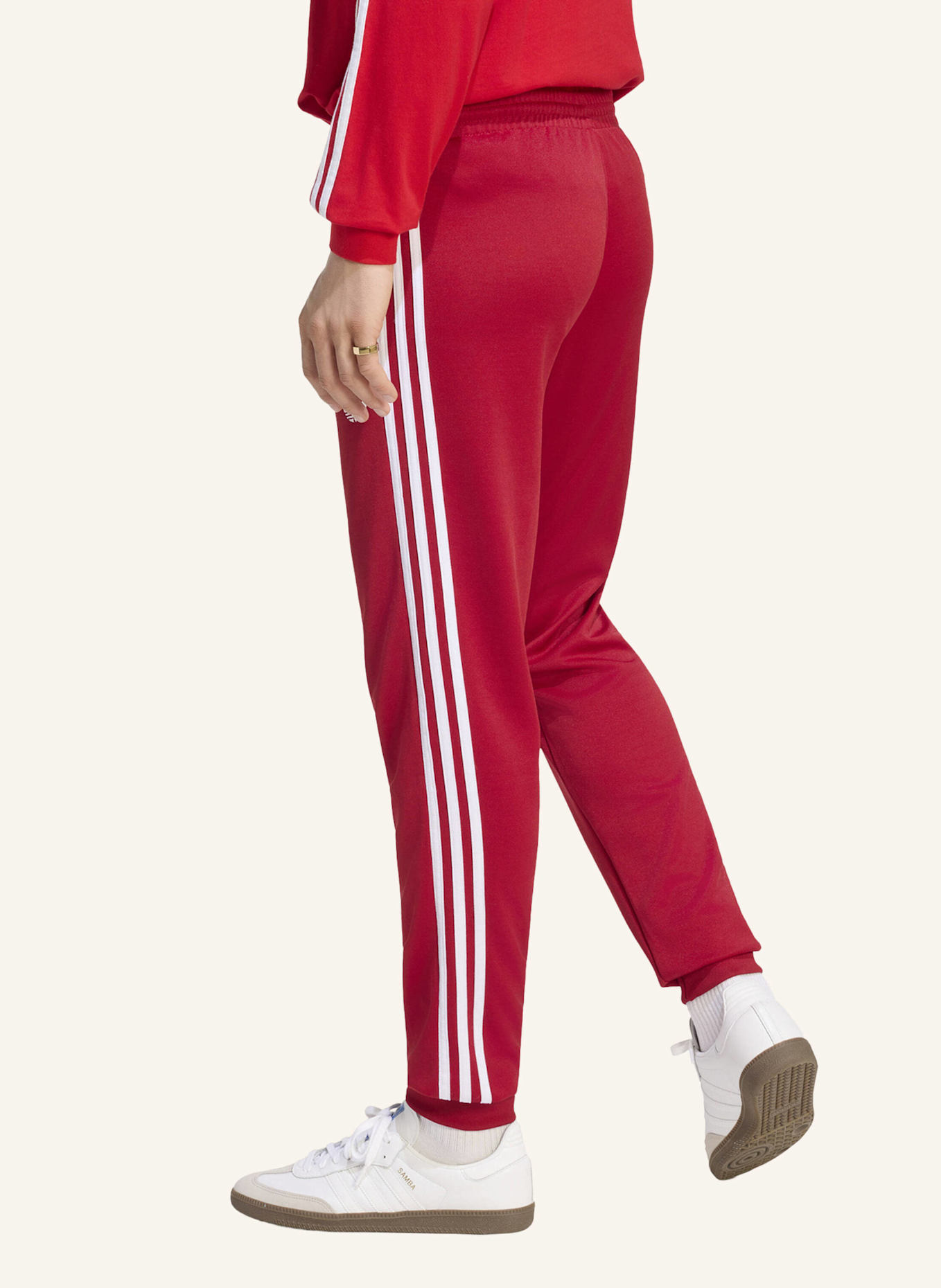 adidas Originals SST TRAININGSHOSE: ROT