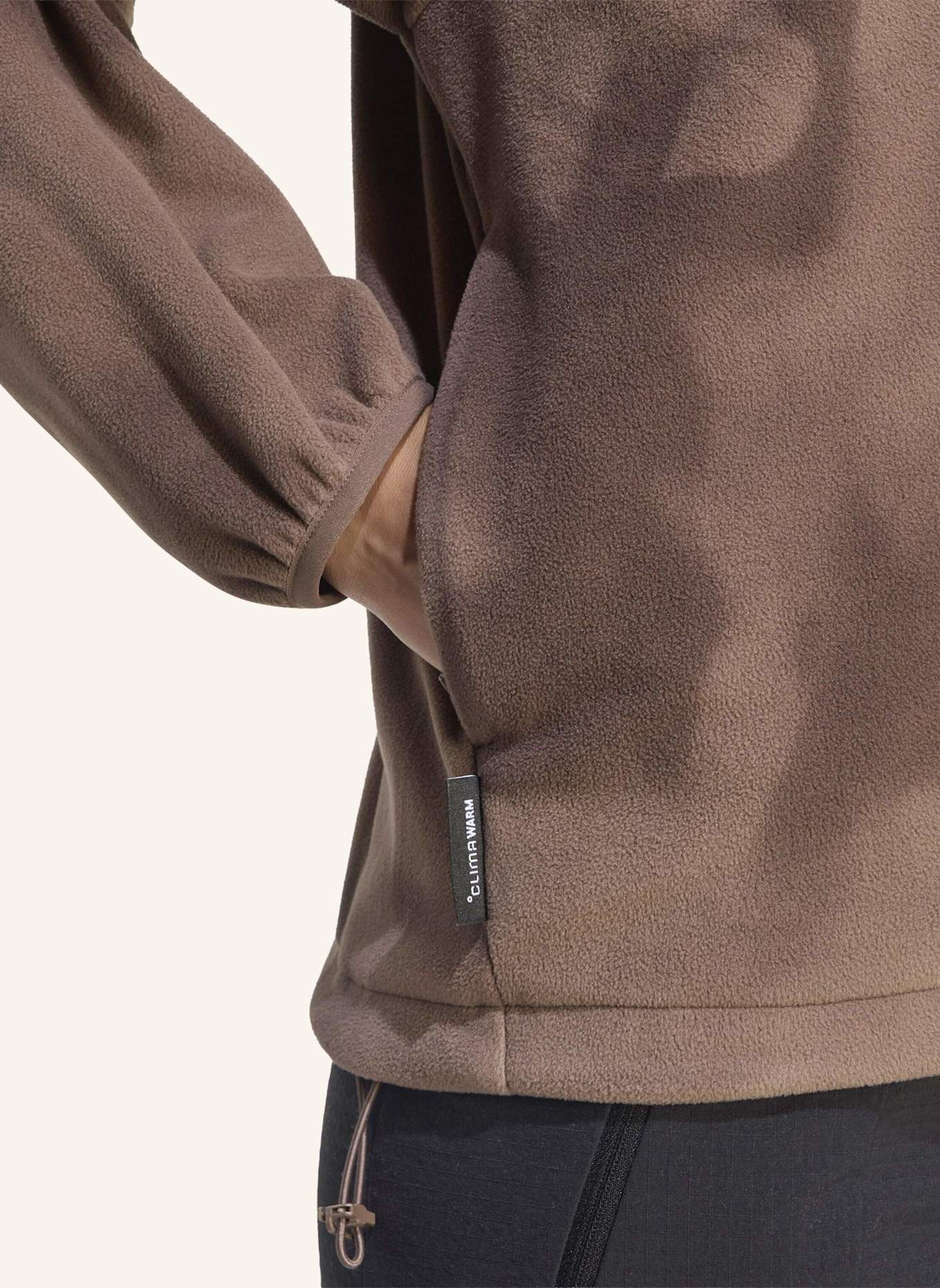 adidas TERREX TERREX MULTI CLIMAWARM FLEECEJACKE, DURCHGEHENDER REISSVERSCHLUSS: BRAUN