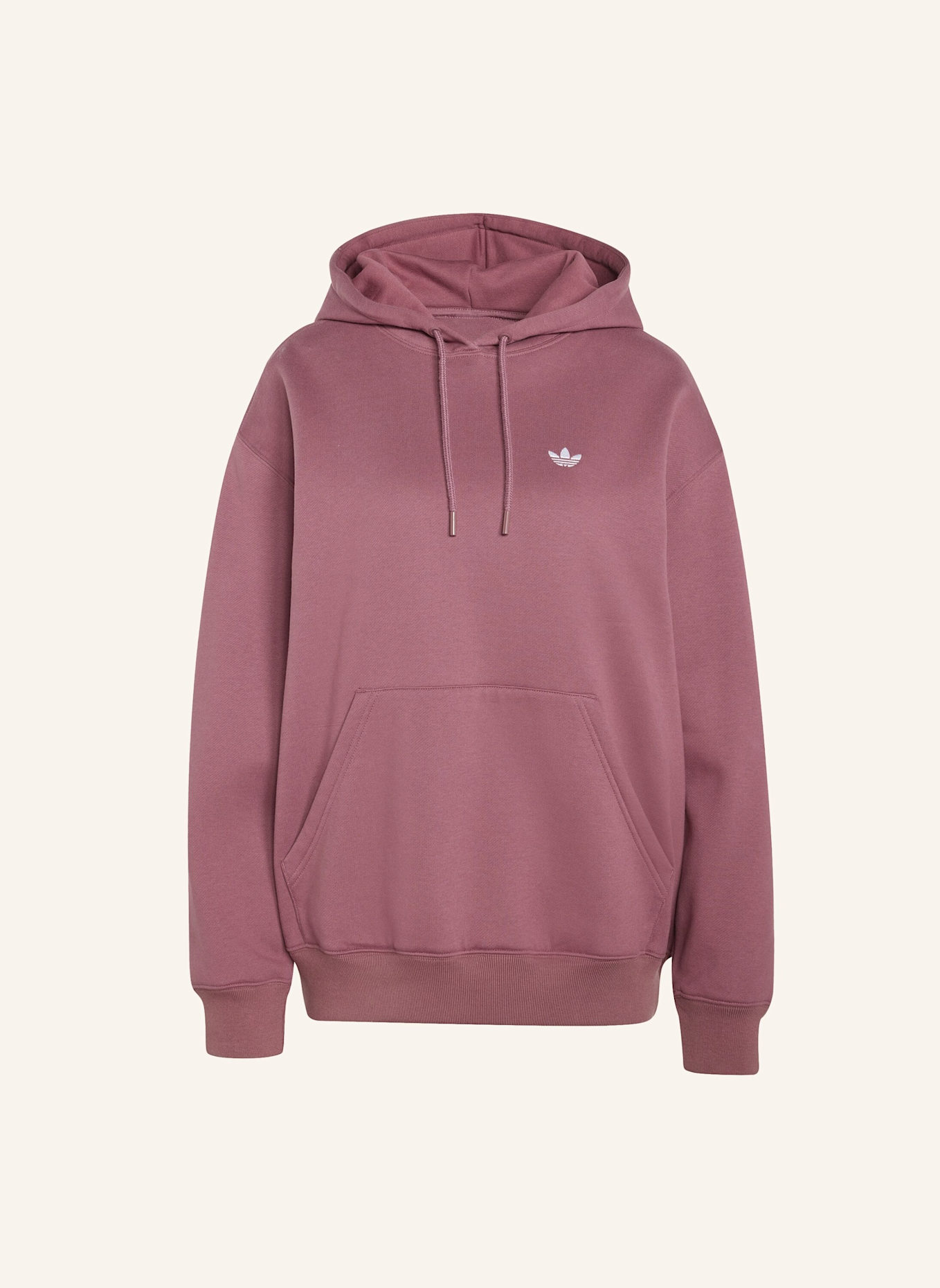adidas Originals ESSENTIALS OVERSIZE FLEECE HOODIE: ROT