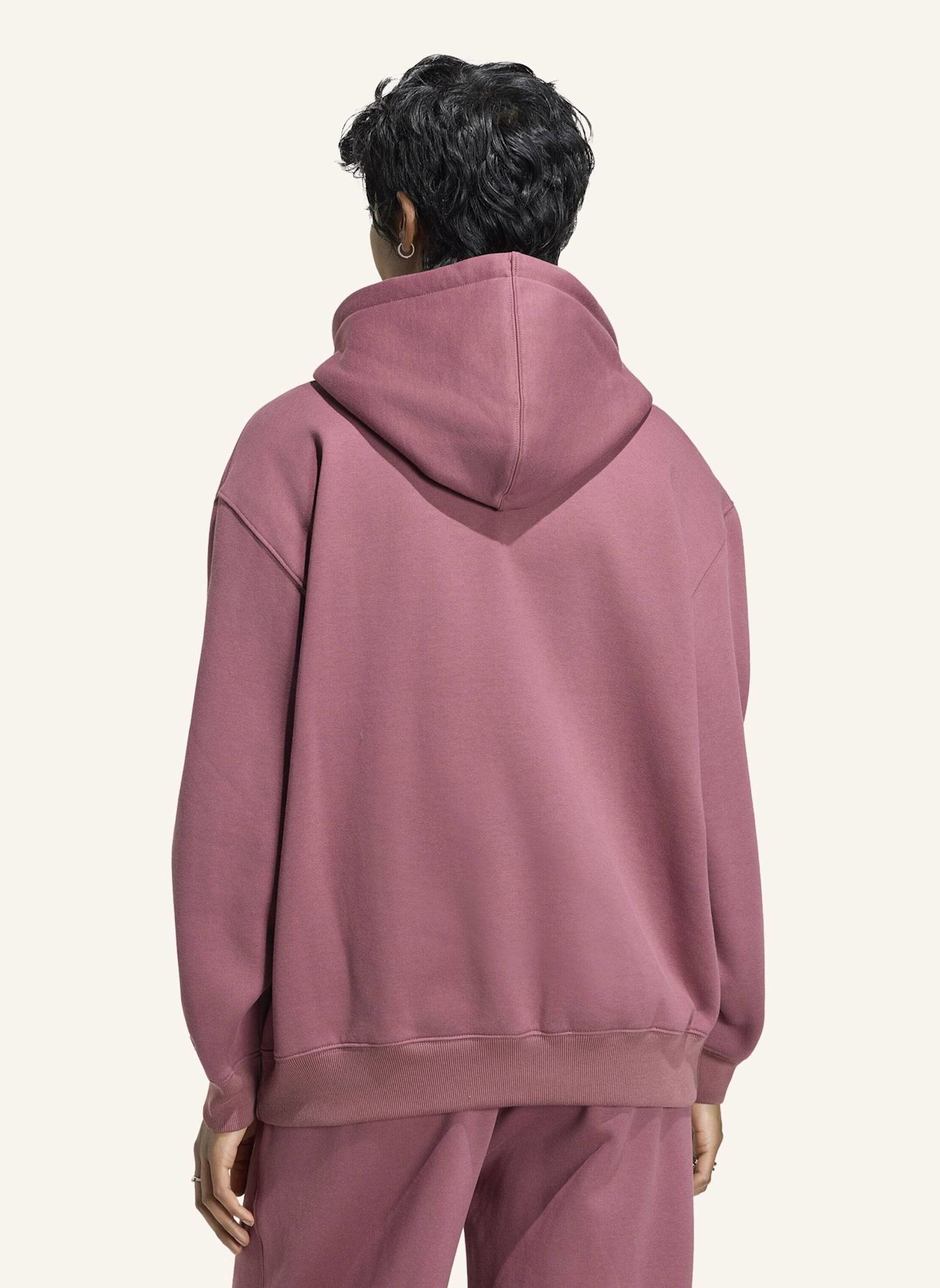 adidas Originals ESSENTIALS OVERSIZE FLEECE HOODIE: ROT