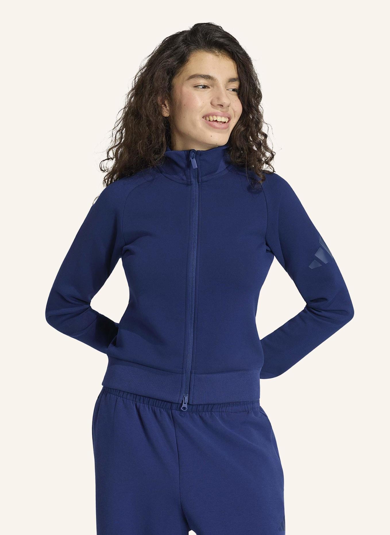 adidas Sweatjacke SOFT LUX: BLAU