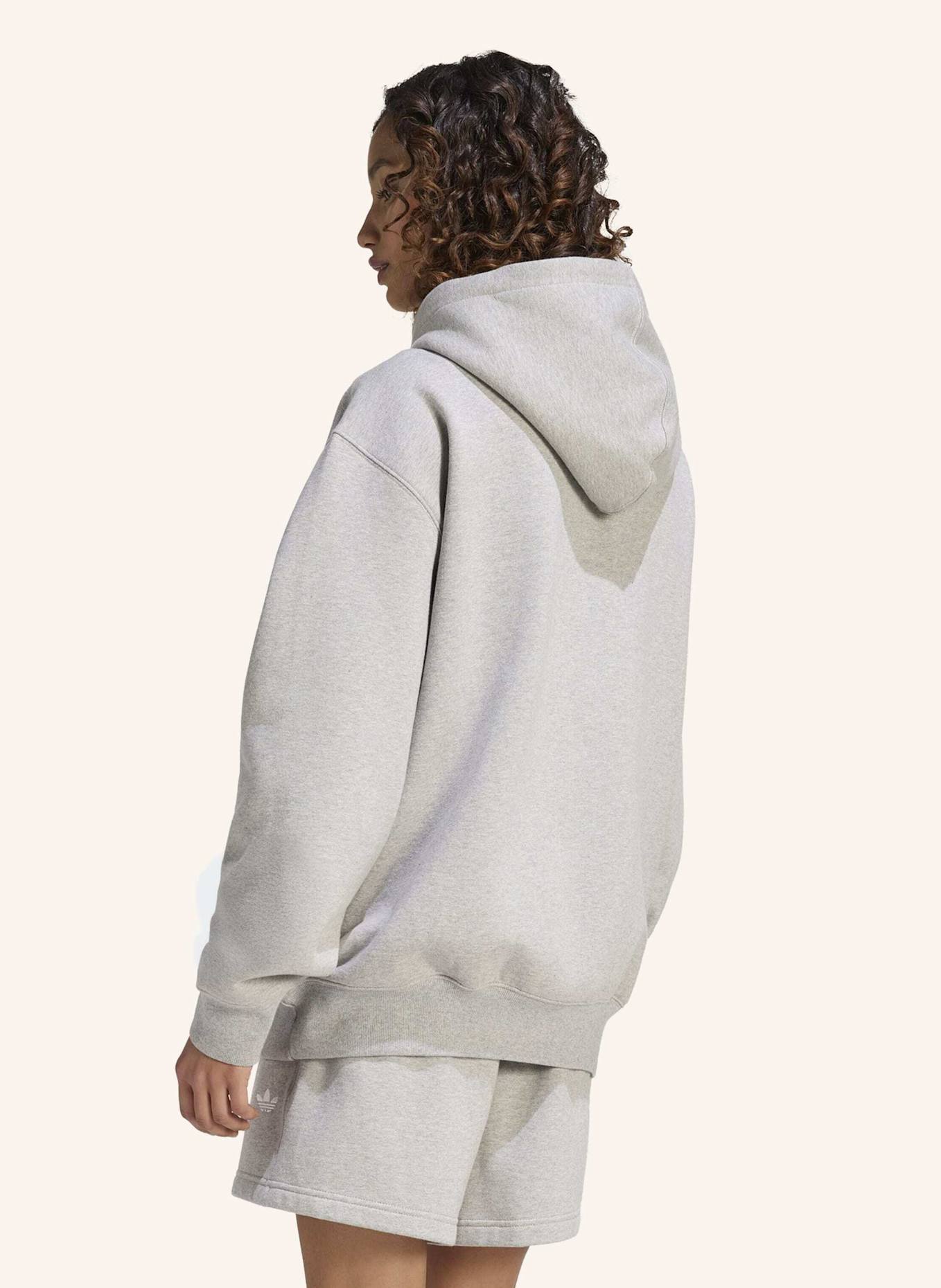 adidas Originals ESSENTIALS OVERSIZE FLEECE HOODIE: GRAU