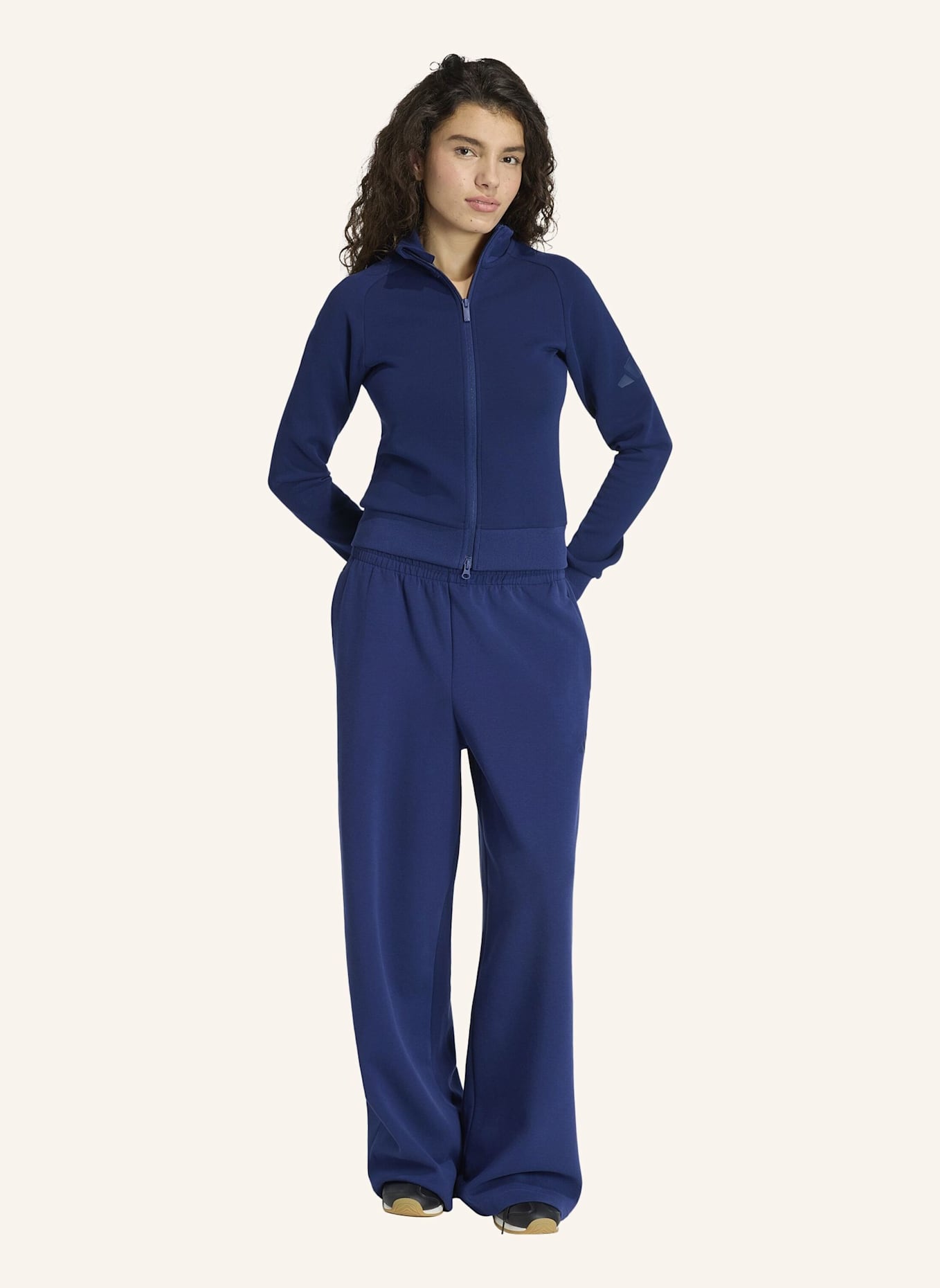 adidas Sweatjacke SOFT LUX: BLAU