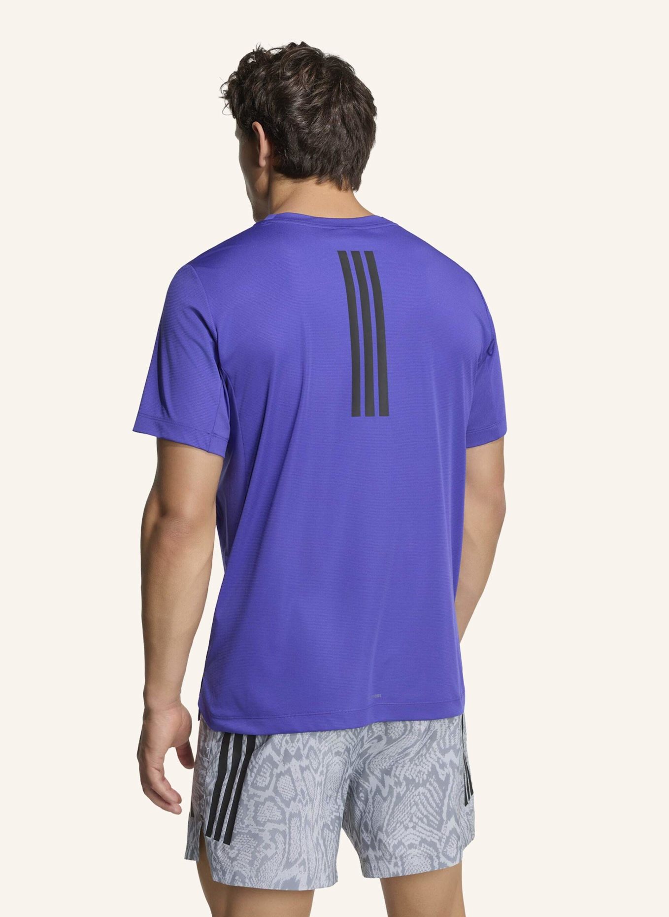 adidas T-Shirt D4T PRIMELIFT 3 STRIPES: LILA