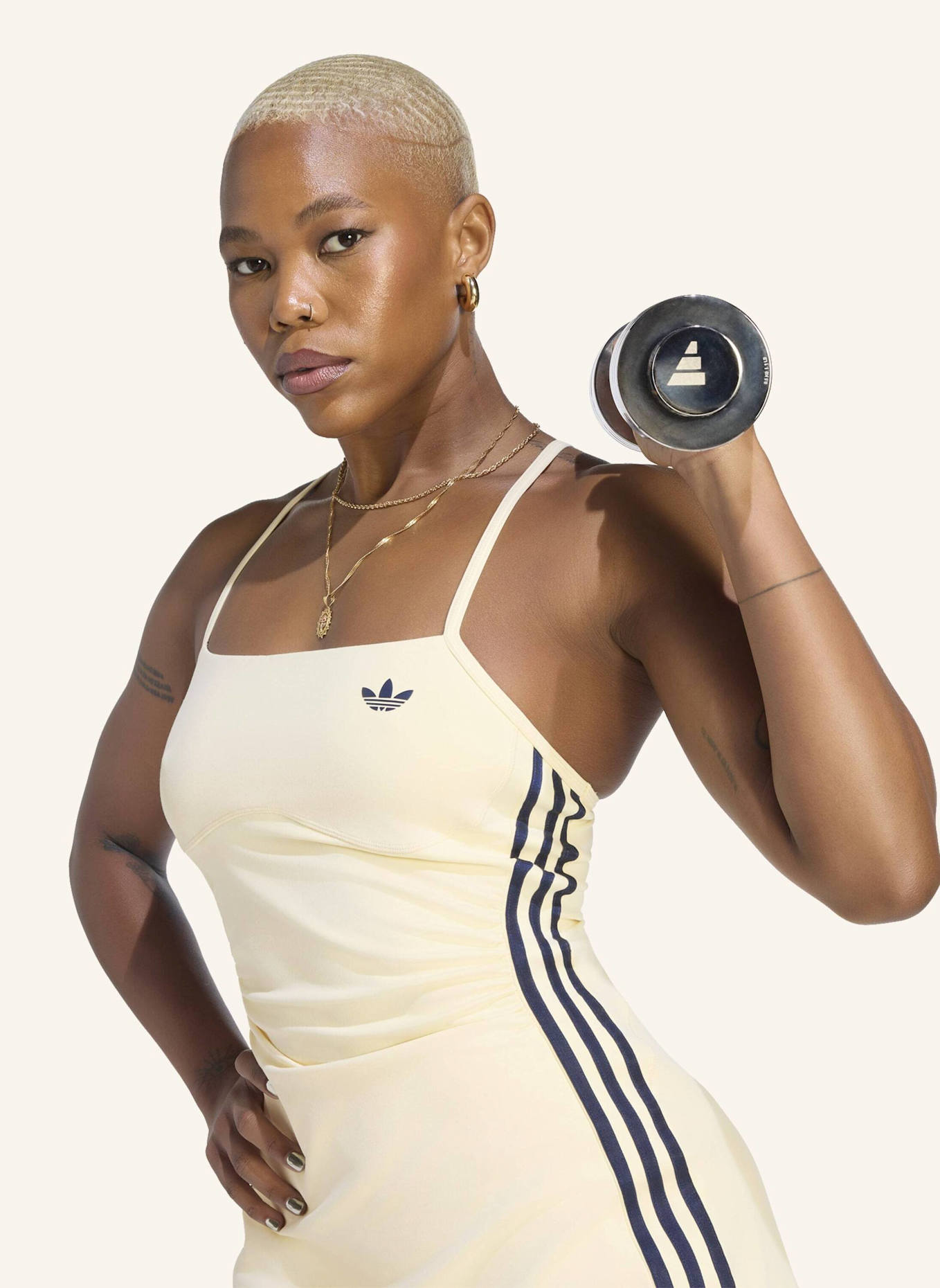 adidas ADIDAS ORIGINALS SPORTKLEID: CREME