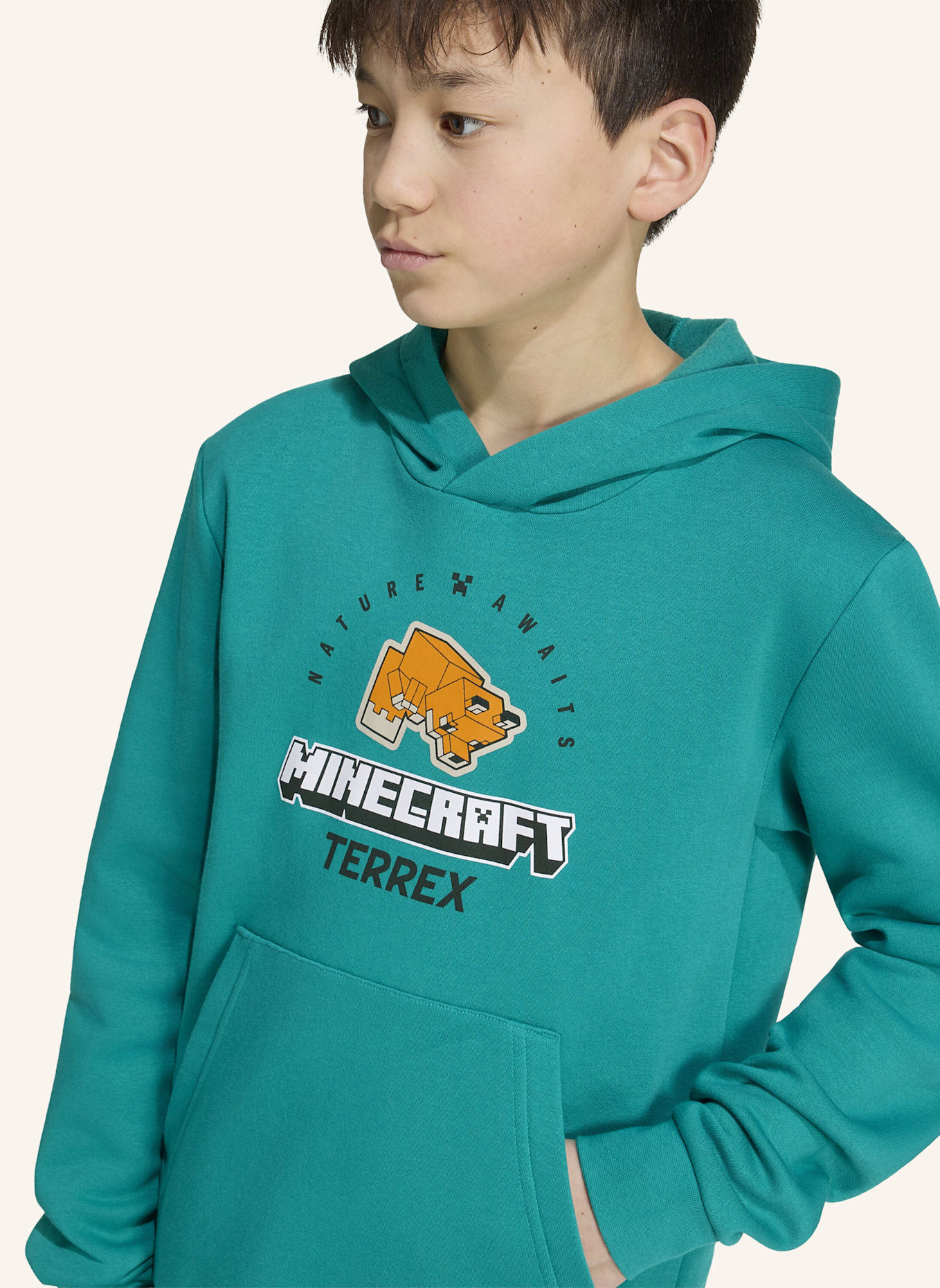 adidas TERREX ADIDAS MINECRAFT TERREX HOODIE: GRÜN