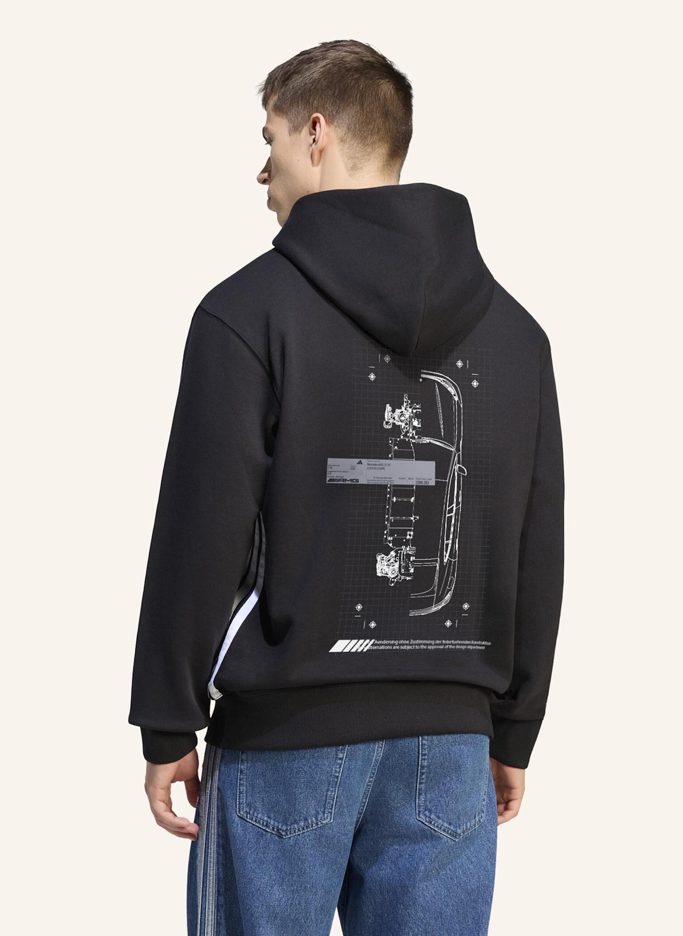 adidas AMG GRAPHIC KAPUZENJACKE: SCHWARZ
