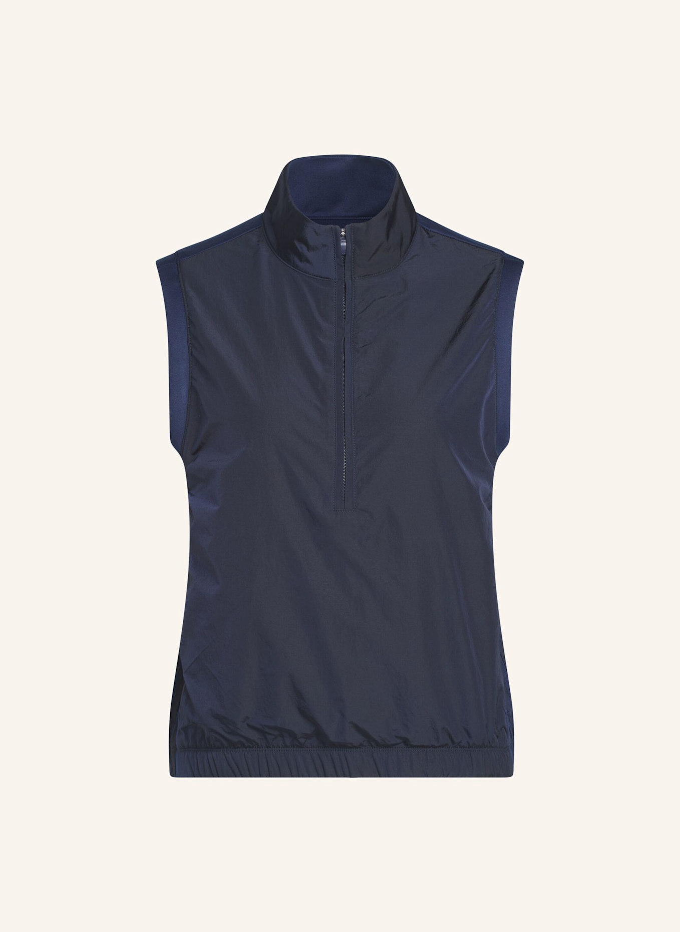 adidas BEYOND THE COURSE CLIMAWARM WESTE, LOCKER GESCHNITTEN, REISSVERSCHLUSS BIS ZUR BRUST: BLAU