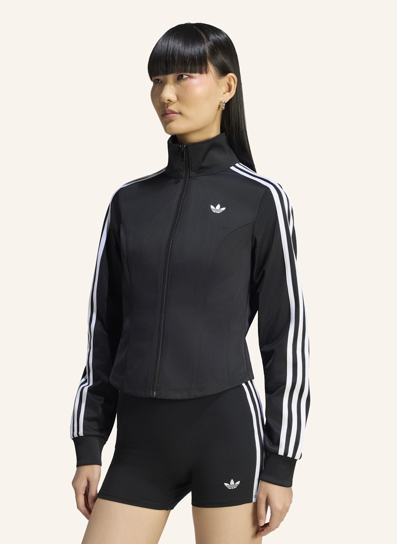 adidas Originals FIREBRID CORSET TRACK TOP: SCHWARZ
