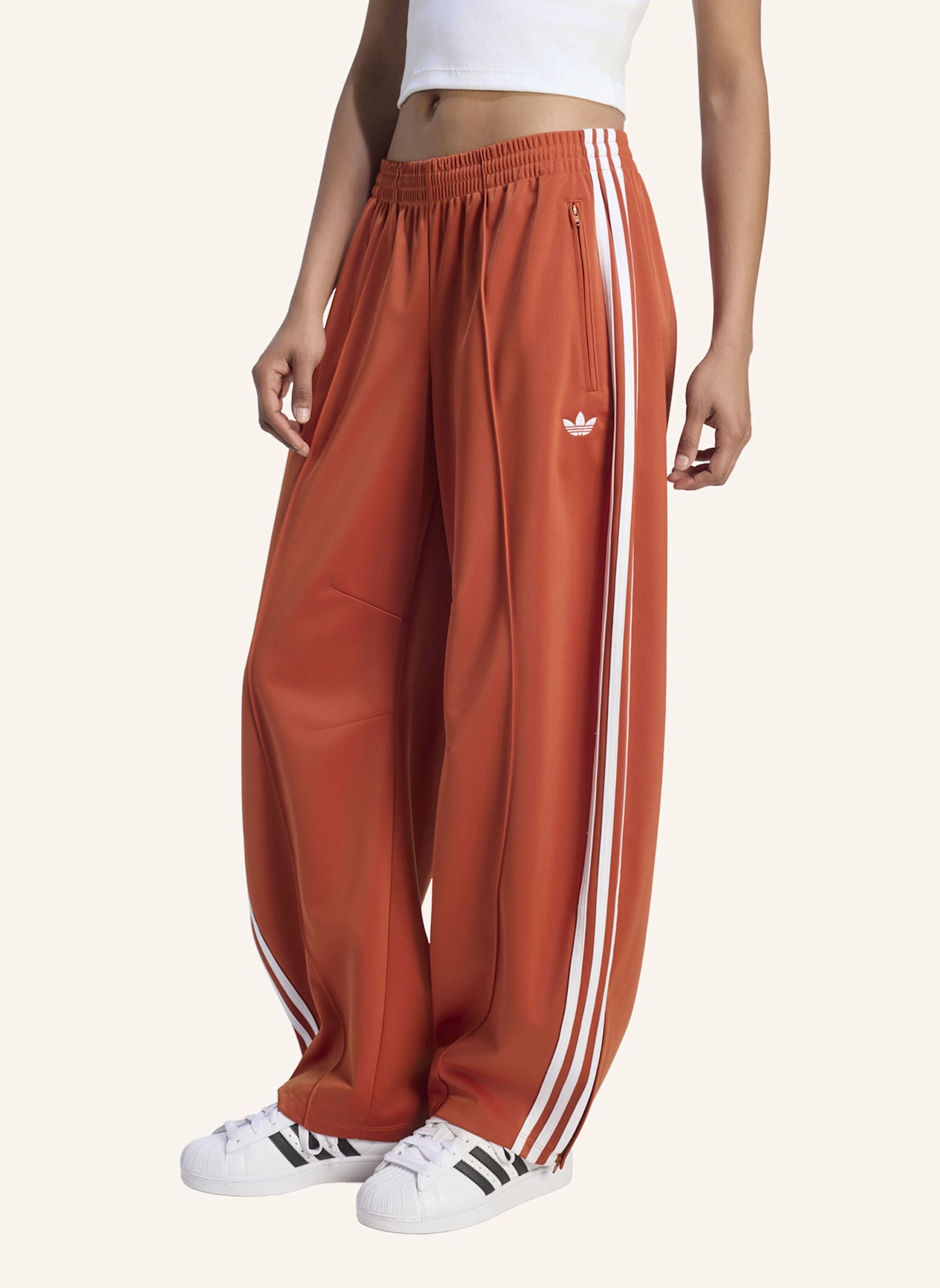 adidas Originals FIREBIRD BARREL-HOSE: ROT