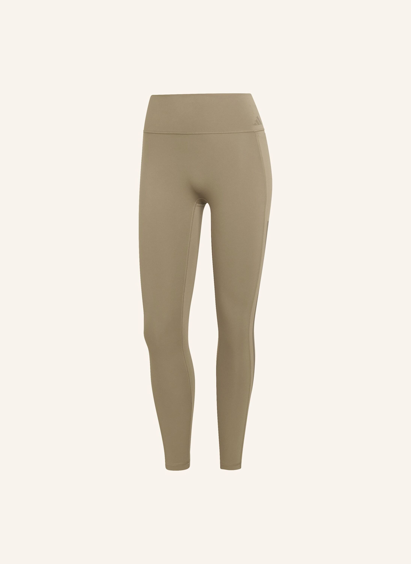 adidas OPTIME WORKOUT 3-STREIFEN 7/8 LEGGINGS: KHAKI