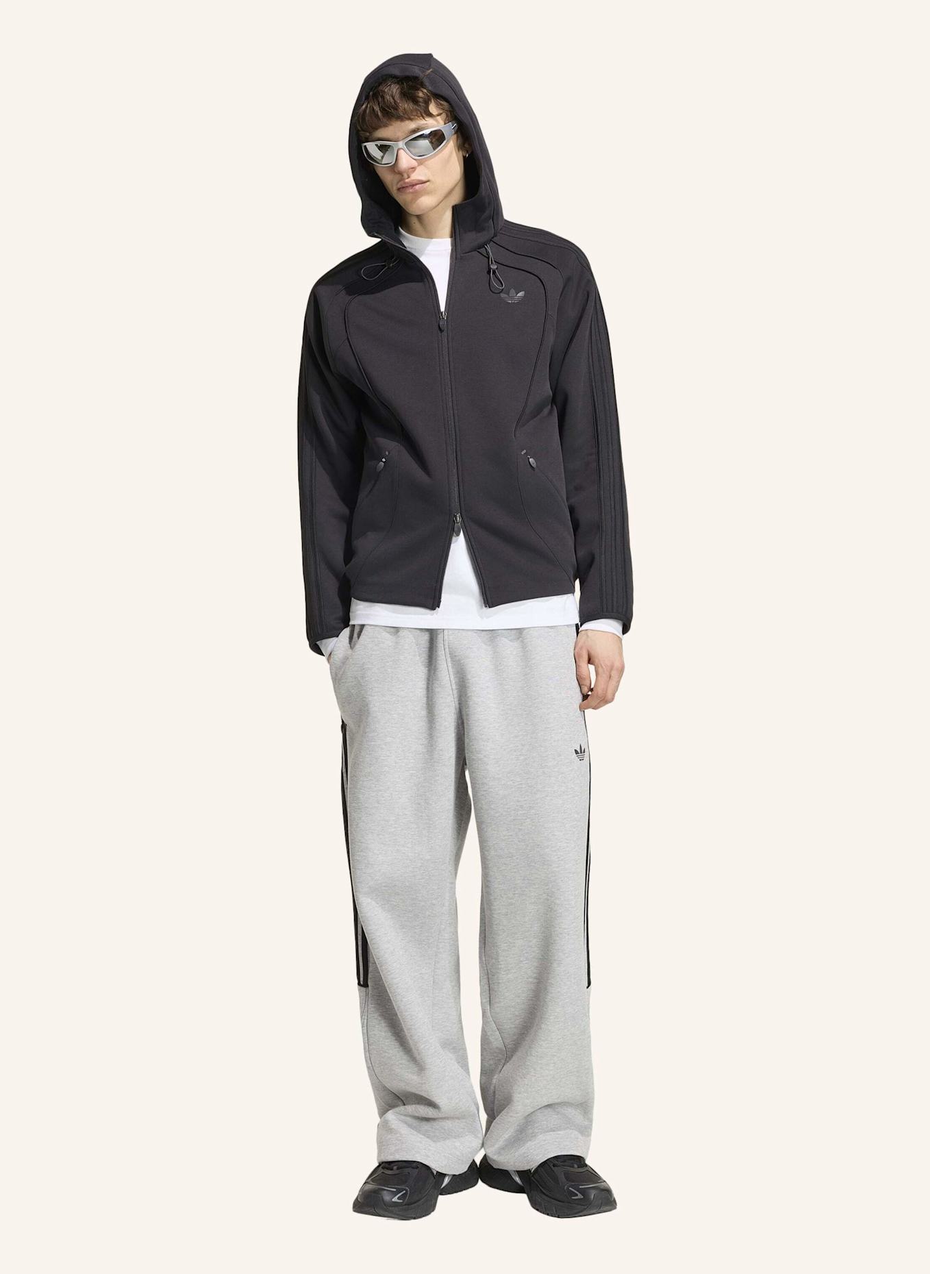 adidas Originals SPACER TEAMGEIST 26 CUTLINE KAPUZENJACKE: SCHWARZ