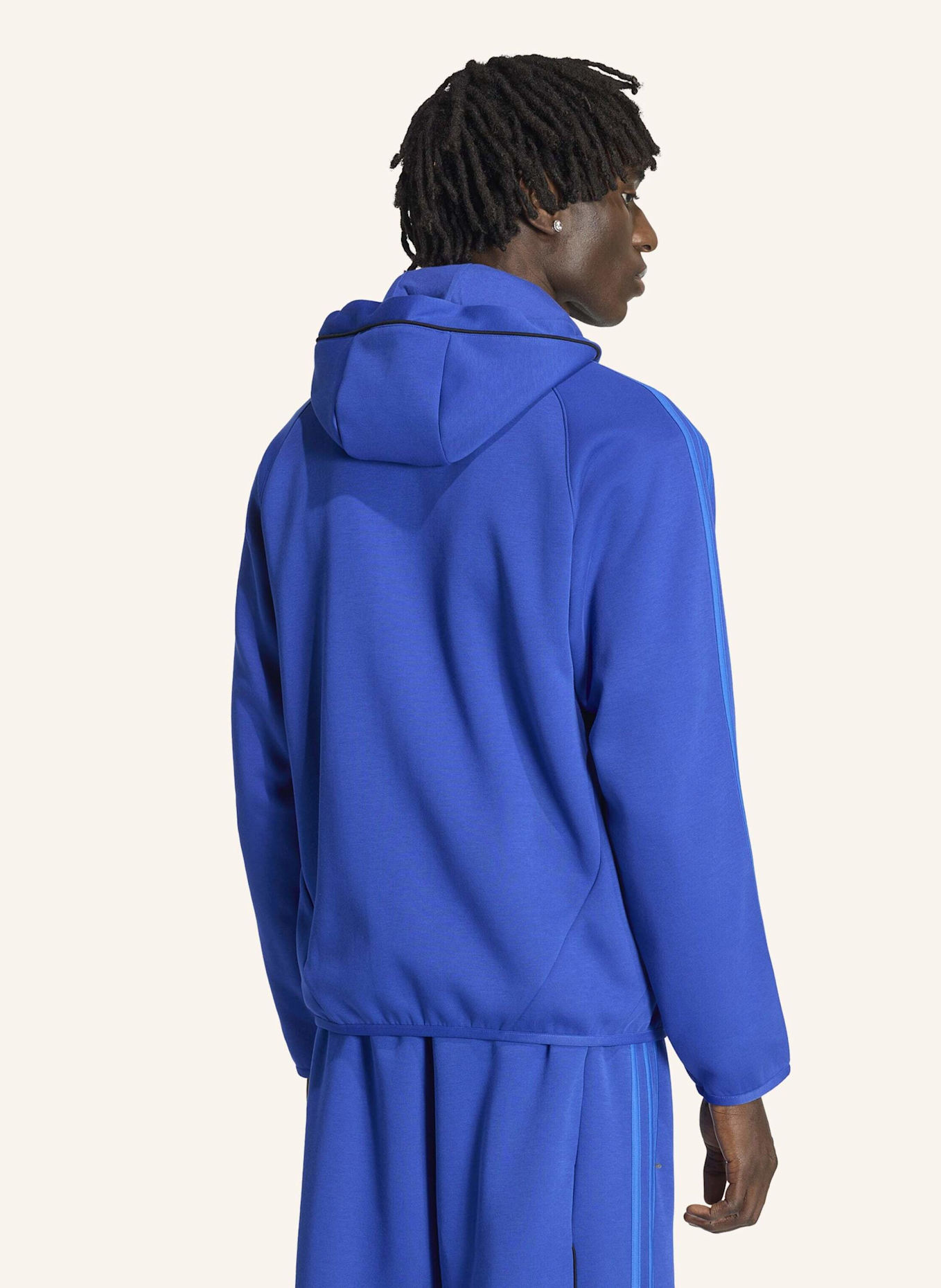 adidas Originals SPACER TEAMGEIST 26 CUTLINE KAPUZENJACKE: BLAU