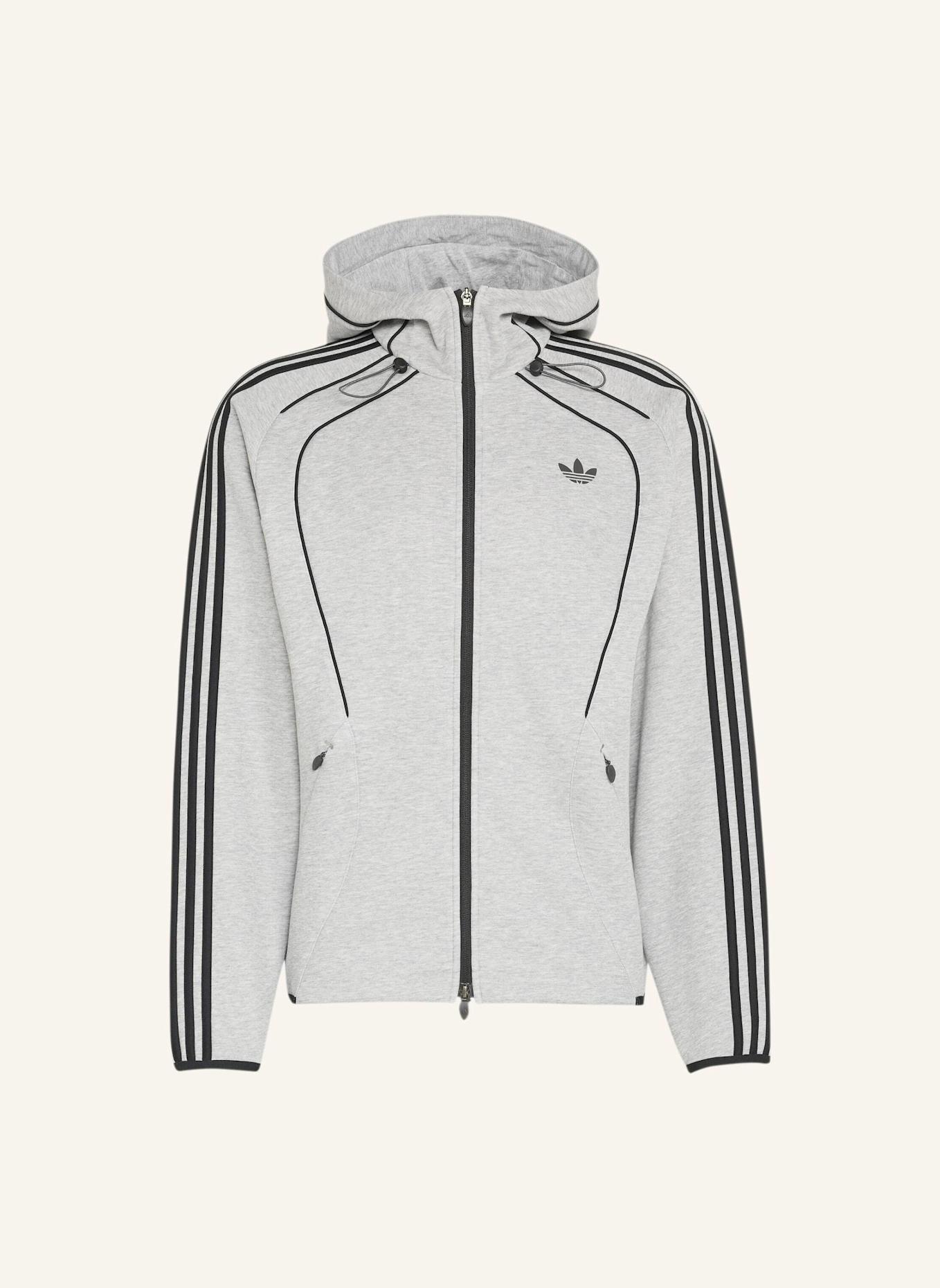 adidas Originals SPACER TEAMGEIST 26 CUTLINE KAPUZENJACKE: GRAU