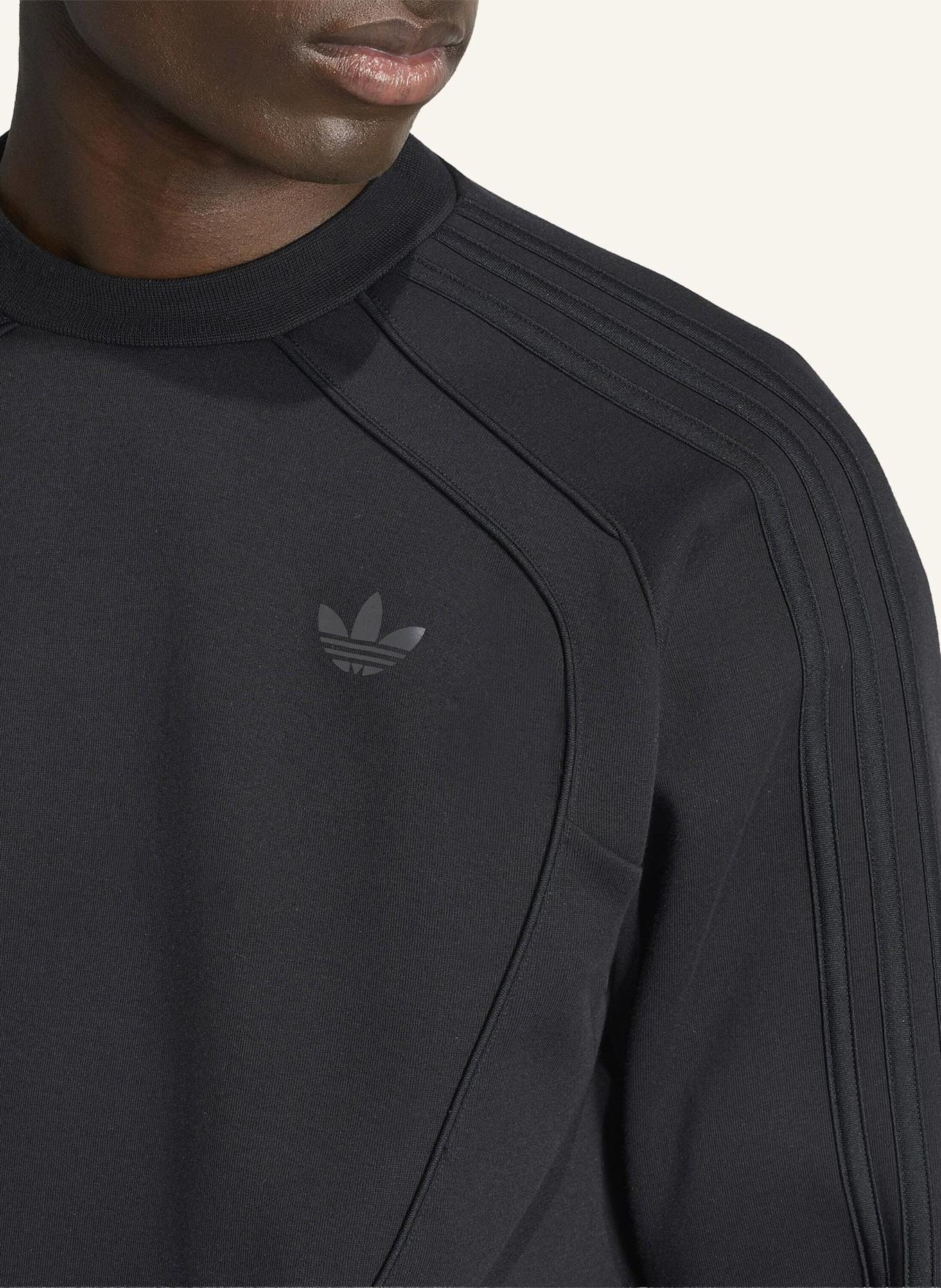 adidas Originals SPACER TEAMGEIST 26 CUTLINE SWEATSHIRT, RUNDHALSAUSSCHNITT: SCHWARZ