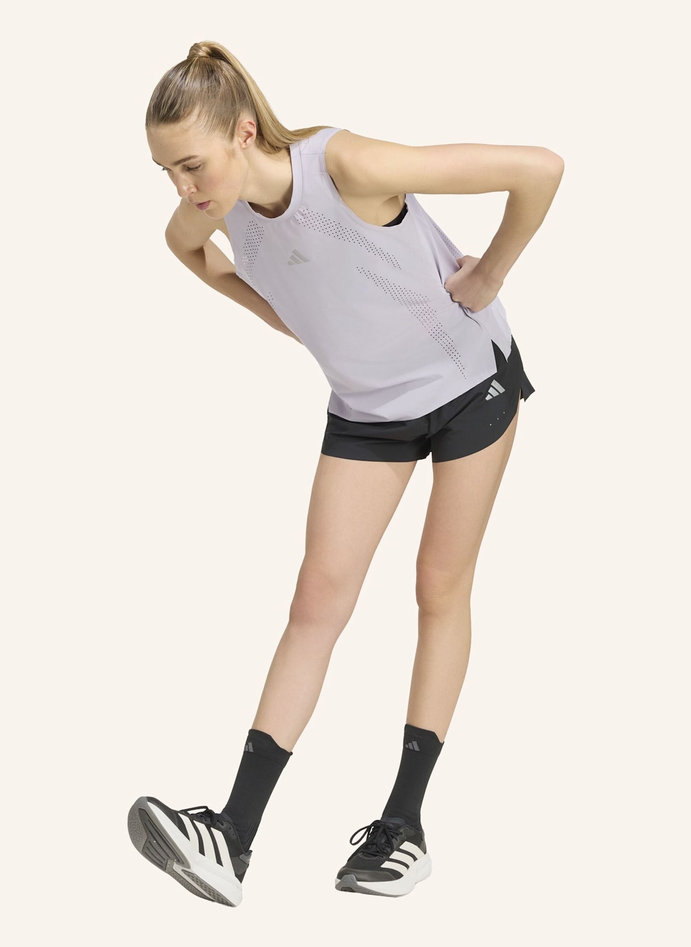 adidas ADI365 ASPYRE RUNNING TANKTOP: GRAU