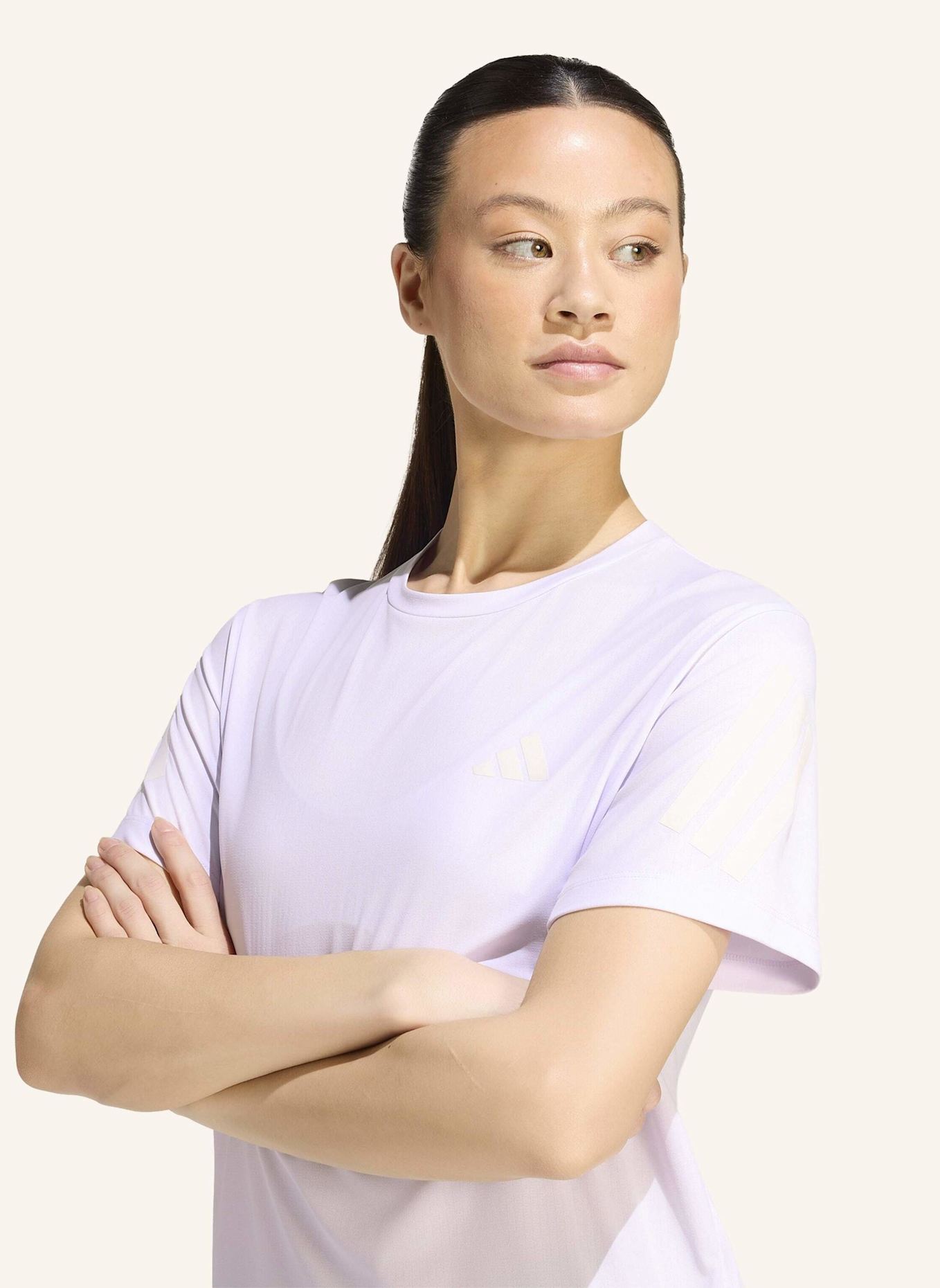 adidas Laufshirt ADI365: LILA/ WEISS