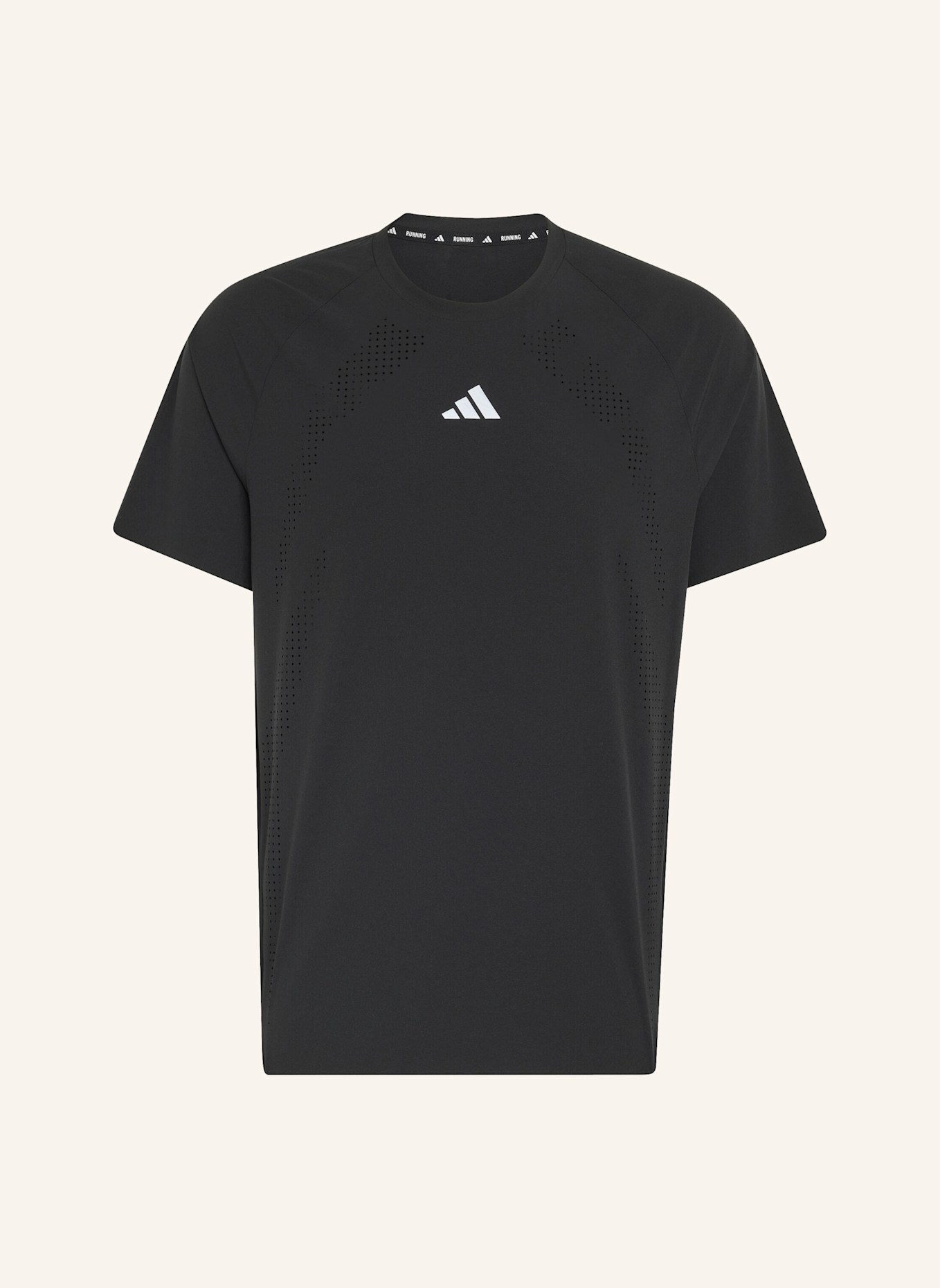 adidas ADI365 ASPYRE LAUFSHIRT: SCHWARZ