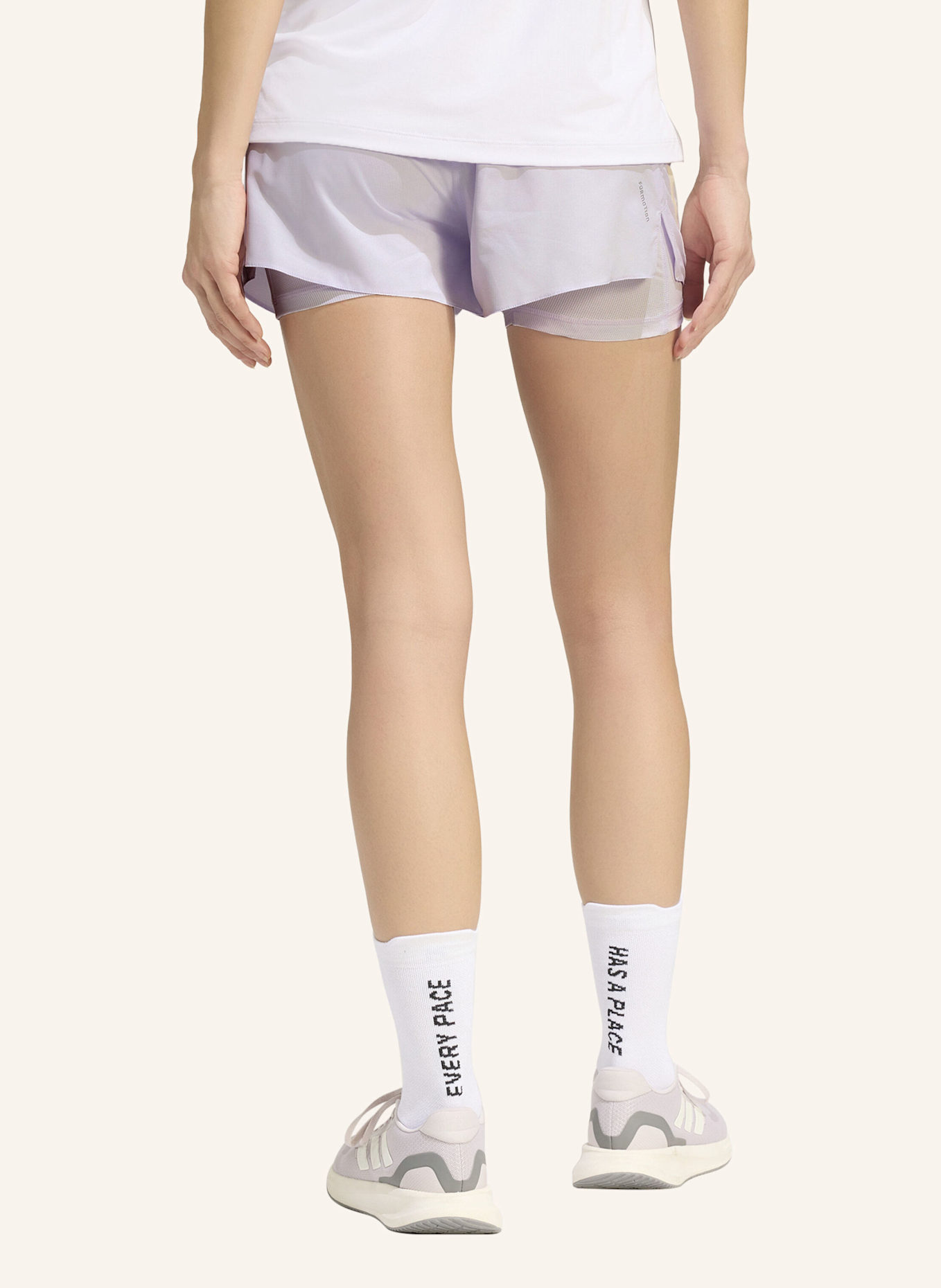 adidas 2-in-1-Laufshorts ADI 365: LILA/ WEISS