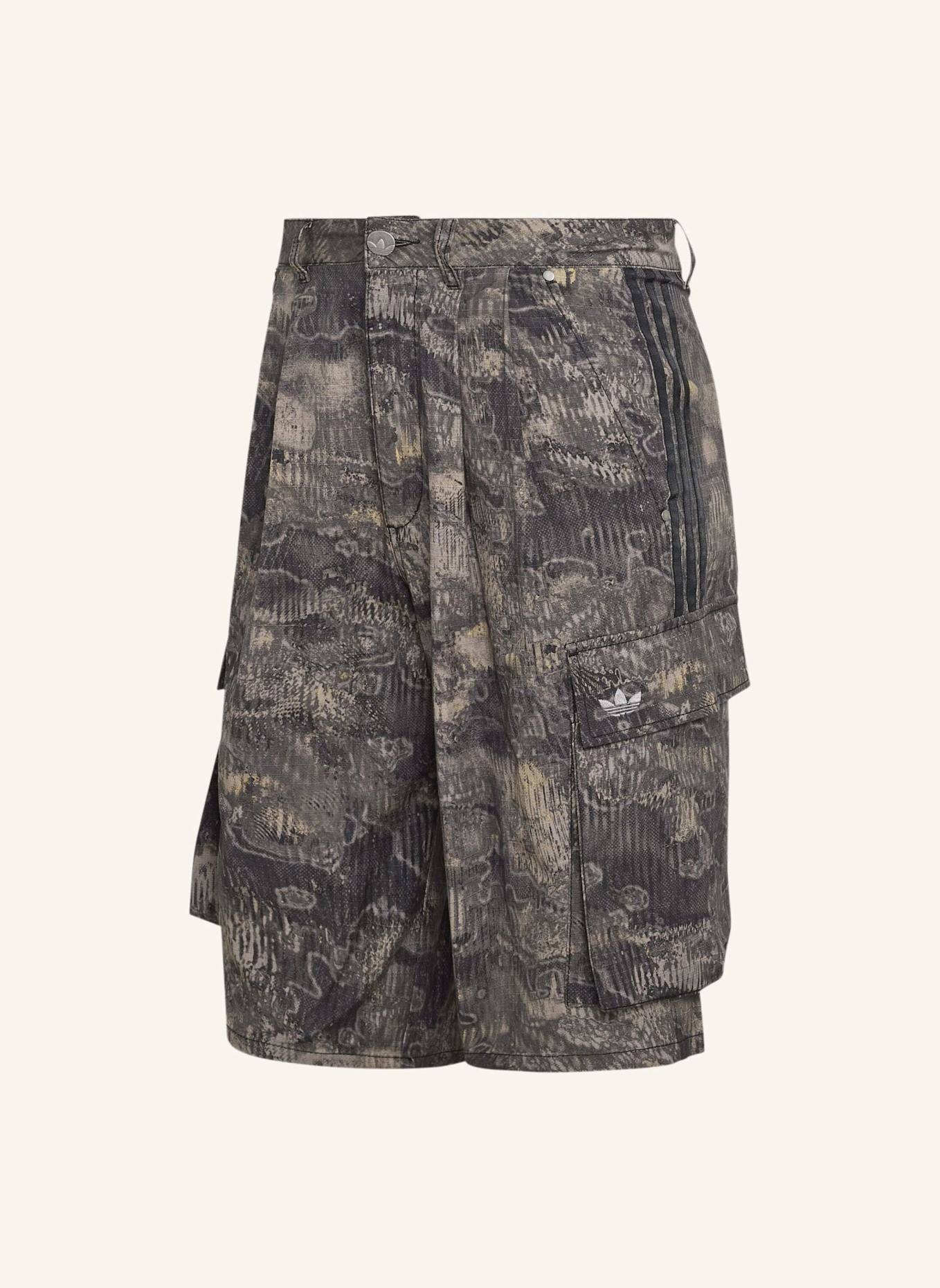 adidas Originals ADILENIUM SEASON 5 AOP CARGOSHORTS: GRAU/ BEIGE