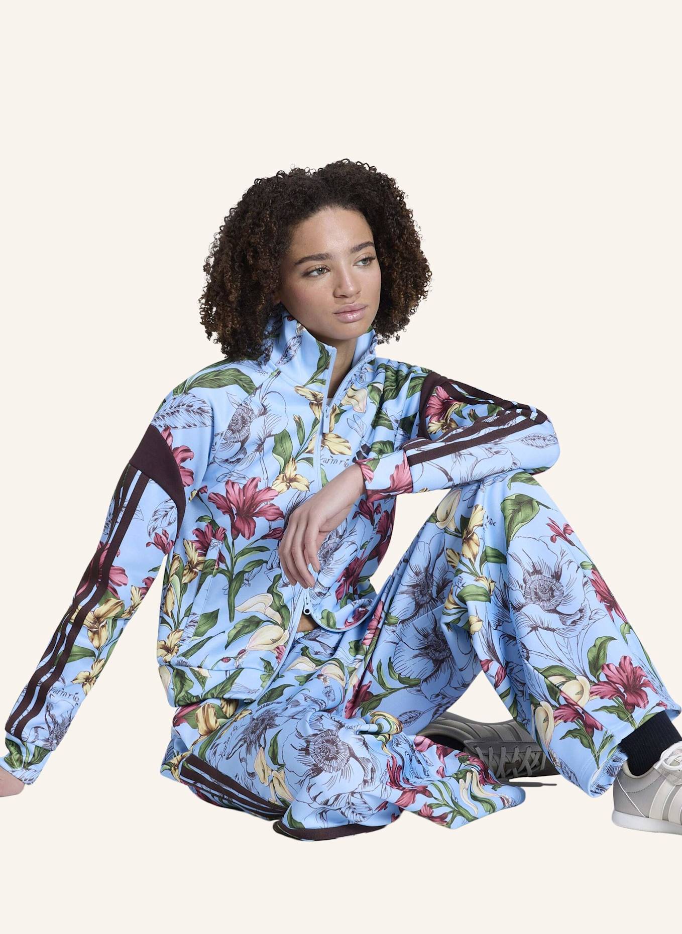 adidas ADIDAS X FARM RIO HOUSE OF TIRO TRAININGSHOSE: BLAU/ SCHWARZ