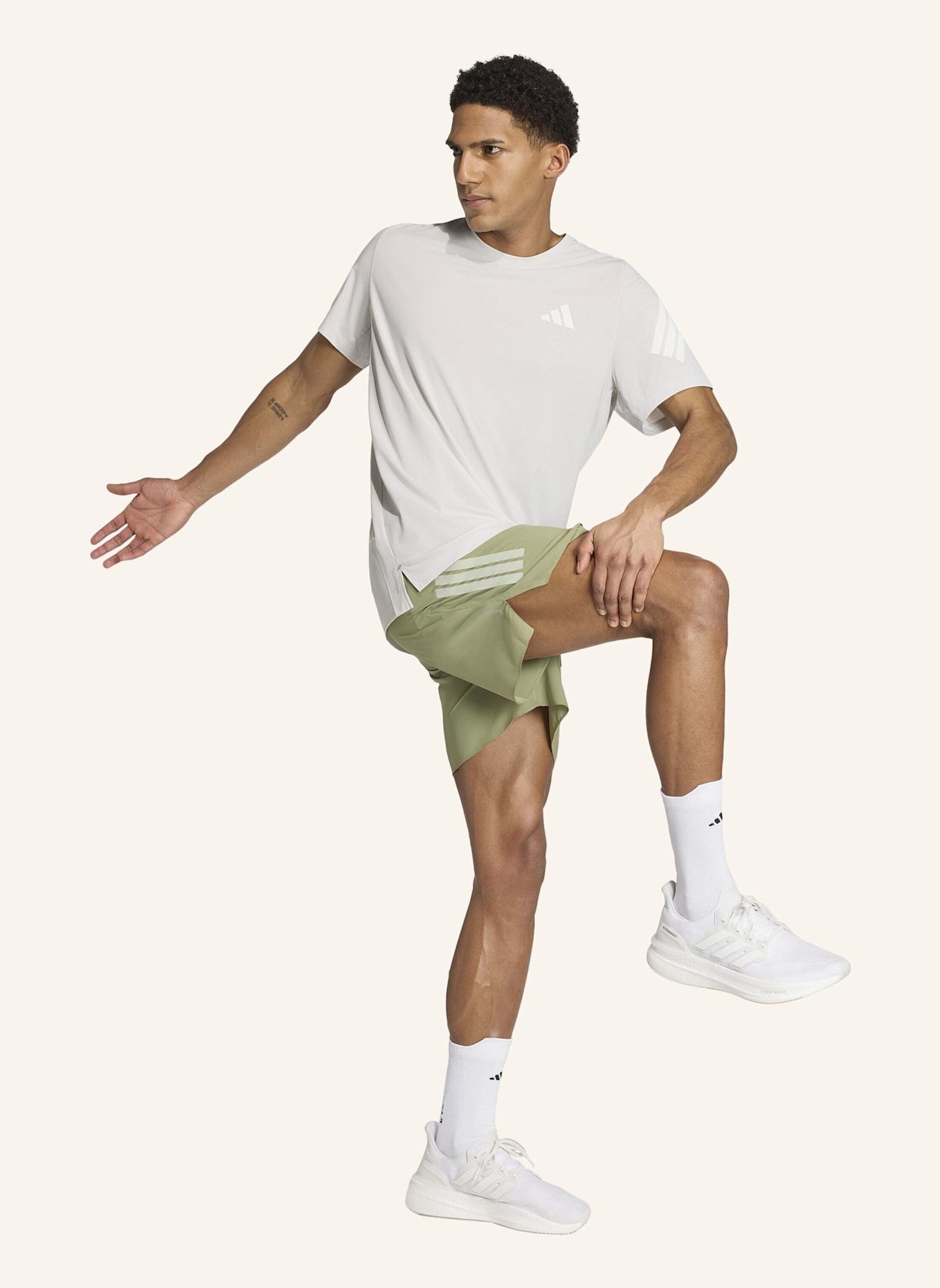 adidas 2-in-1-Laufshorts ADI365: GRÜN